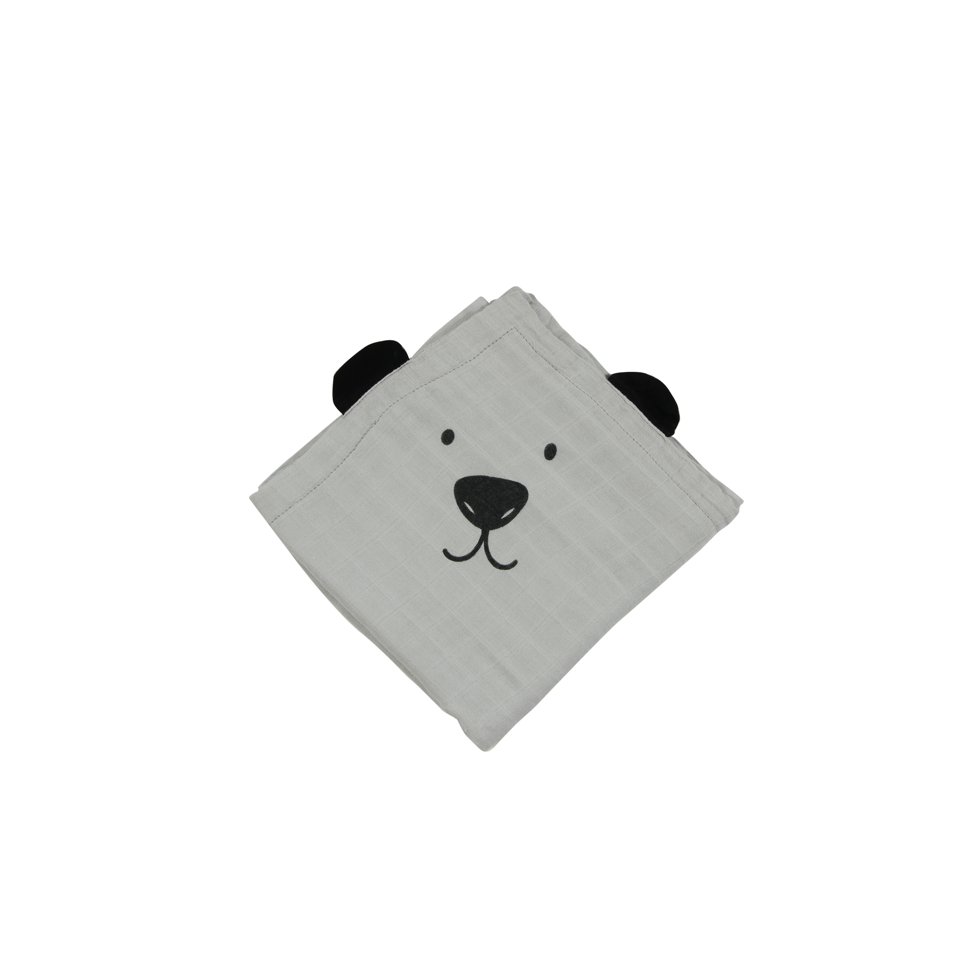 OEM Μουσελίνα Bamboo 120x100εκ. Πολλαπλών Χρήσεων Ζωάκι Γκρι 18308016020OS (Χρώμα: Γκρι, Ύφασμα: Bamboo) - OEM - 18308016020OS