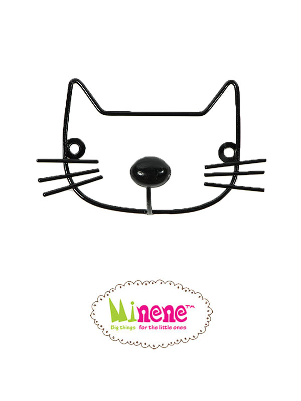 Κρεμάστρα Τοίχου Μεταλλική Γάτα Minene 18316011190OS (Υλικό: Μεταλλικό) - Minene - 18316011190OS