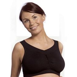 Carriwell Σουτιέν Εγκυμοσύνης Βαμβακερό Μαύρο Medium Carriwell CW3561 (Ύφασμα: Βαμβάκι 100%, Χρώμα: Μαύρο, Μέγεθος: Medium) - Carriwell - CW3561
