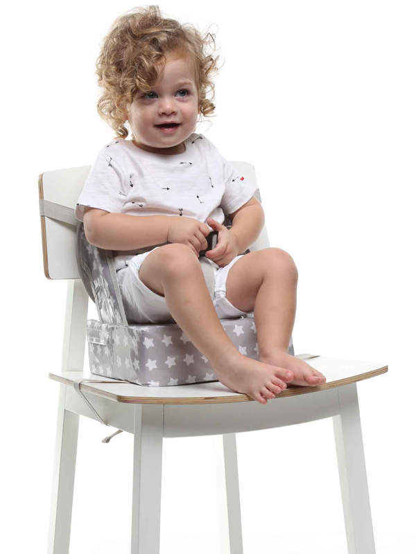Baby to Love Φορητό Κάθισμα Φαγητού-Βόλτας Γκρι Αστερια Easy Up Baby To Love BTL301279 (Χρώμα: Λευκό) - Baby to Love - BTL301279