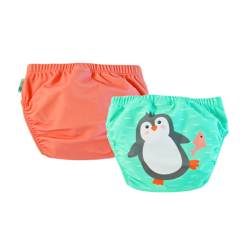 Σετ 2τμχ Μαγιό Πάνα 2-3 Ετών Penguin Zoocchini ZOO12118 (Μέγεθος: 2-3 Ετών) - Zoocchini - ZOO12118-2T/3T