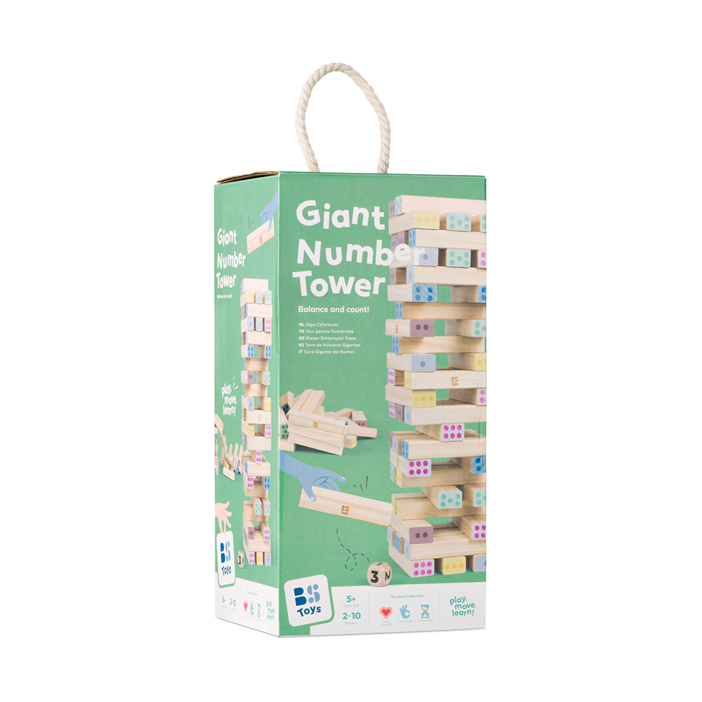 Bs Toys Πύργος Με Αριθμούς Bs Toys GA520 - Bs Toys - GA520