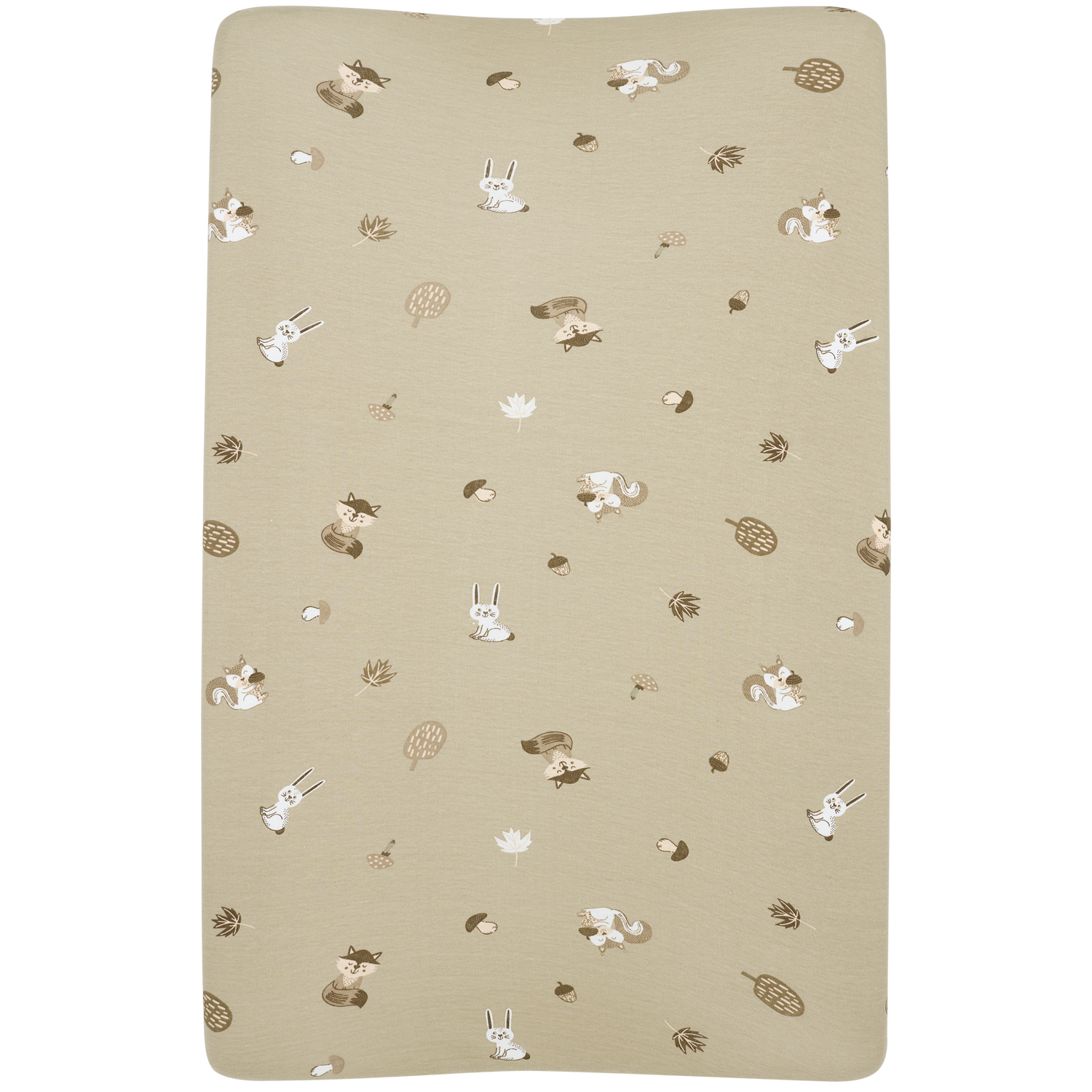 Κάλυμμα Αλλαξιέρας Βαμβακερό Forest Animals Sand Meyco MEY-106.165.33.01A (Ύφασμα: Βαμβάκι 100%, Χρώμα: Sand) - Meyco - MEY-106.165.33.01A