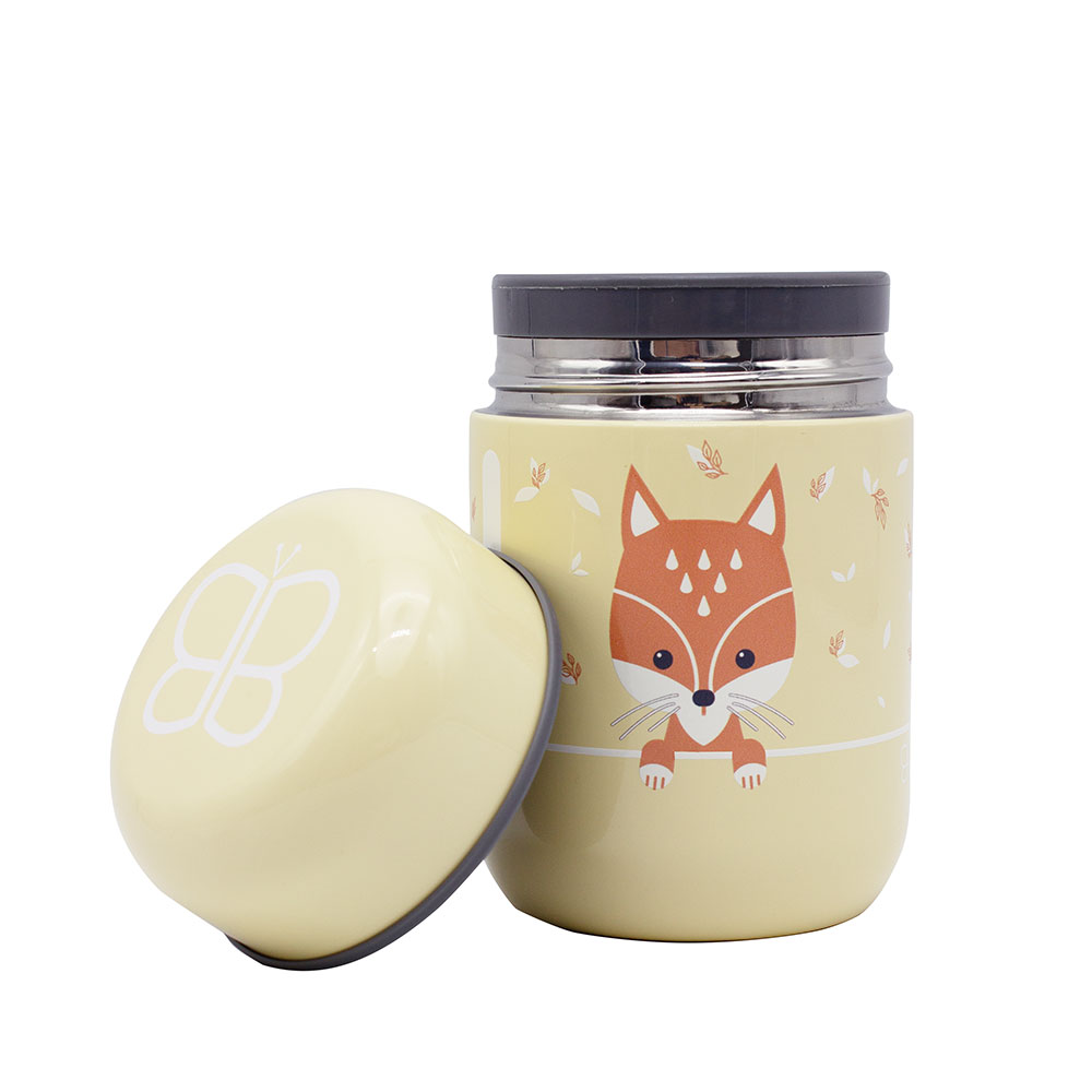 Θερμός Φαγητού Με Κουτάλι Αλεπού 300ml Bbluv B0122-F (Υλικό: Ανοξείδωτο) - Bbluv - B0122-F