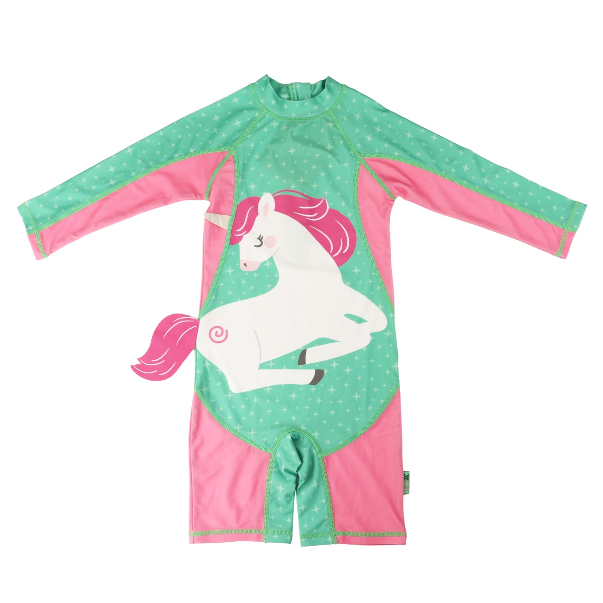 Ολόσωμο Μαγιό Surf Suit 6-12μηνών UPF50 Unity the Unicorn Zoocchini ZOO12423 (Μέγεθος: 6-12 Μηνών) - Zoocchini - ZOO12423-6-12M