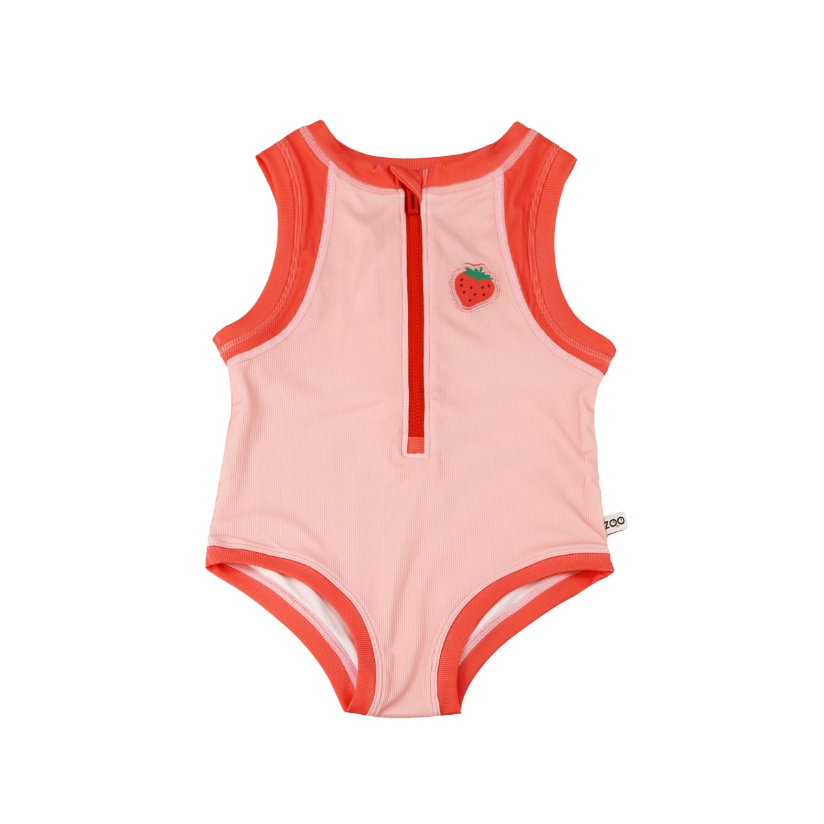 Ολόσωμο Μαγιό Με Στάμπα 4 Ετών Strawberry Pink-Red Zoocchini ZOO12805 - Zoocchini - ZOO12805-4T