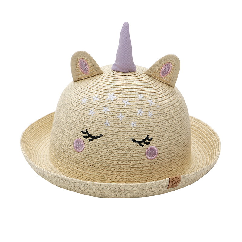 Καπέλο Ψάθινο UPF50 4-6Ετών Unicorn FlapjackKids FJKST844L (Μέγεθος: 4-6 Ετών) - FlapJackKids - FJKST844L