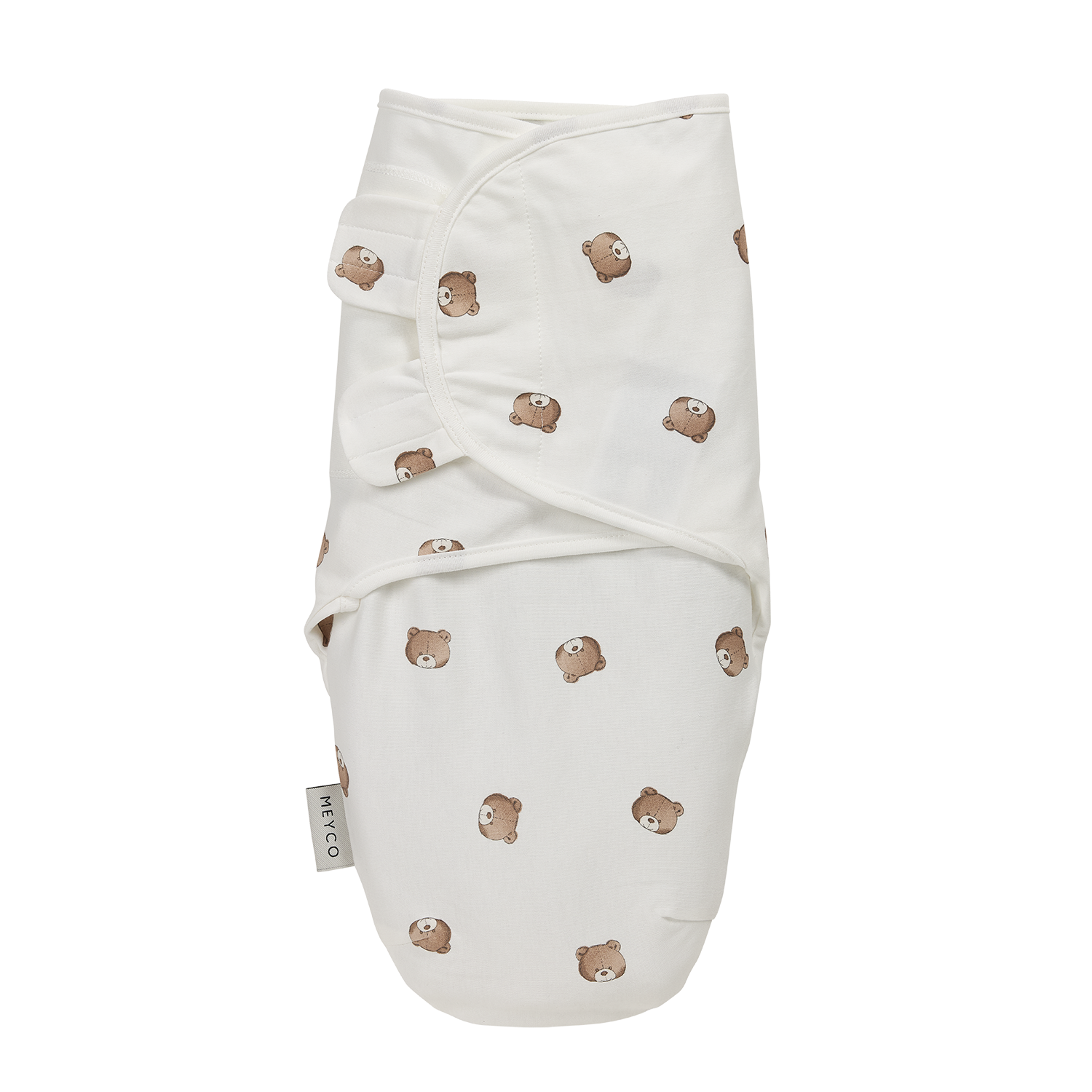 Υπνόσακος Βρεφικός Βαμβακερός 1.0Tog Ιδανικός Για Φάσκιωμα 0-3 Μηνών/50-62εκ. Swaddle Bear Multicolor Meyco MEY-155.242.00.01A (Ύφασμα: Βαμβάκι 100%) - Meyco - MEY-155.242.00.01A