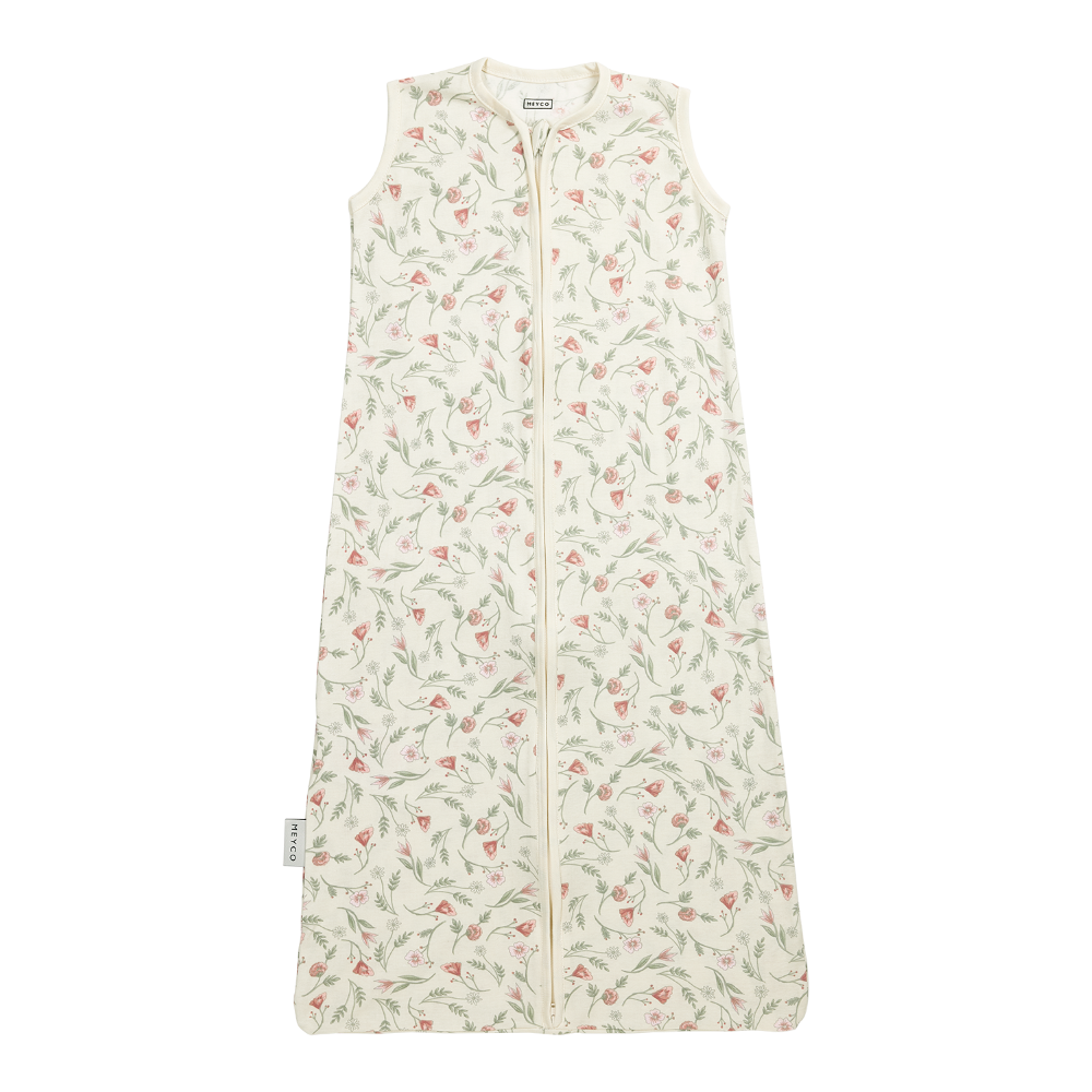 Καλοκαιρινός Υπνόσακος 0,3Tog 3-9 Μηνών-70εκ. Jersey Flower Multicolour Meyco MEY-195.254.00.01 (Ύφασμα: Βαμβάκι 100%, Μέγεθος: 3-9 Μηνών) - Meyco - MEY-195.254.00.01