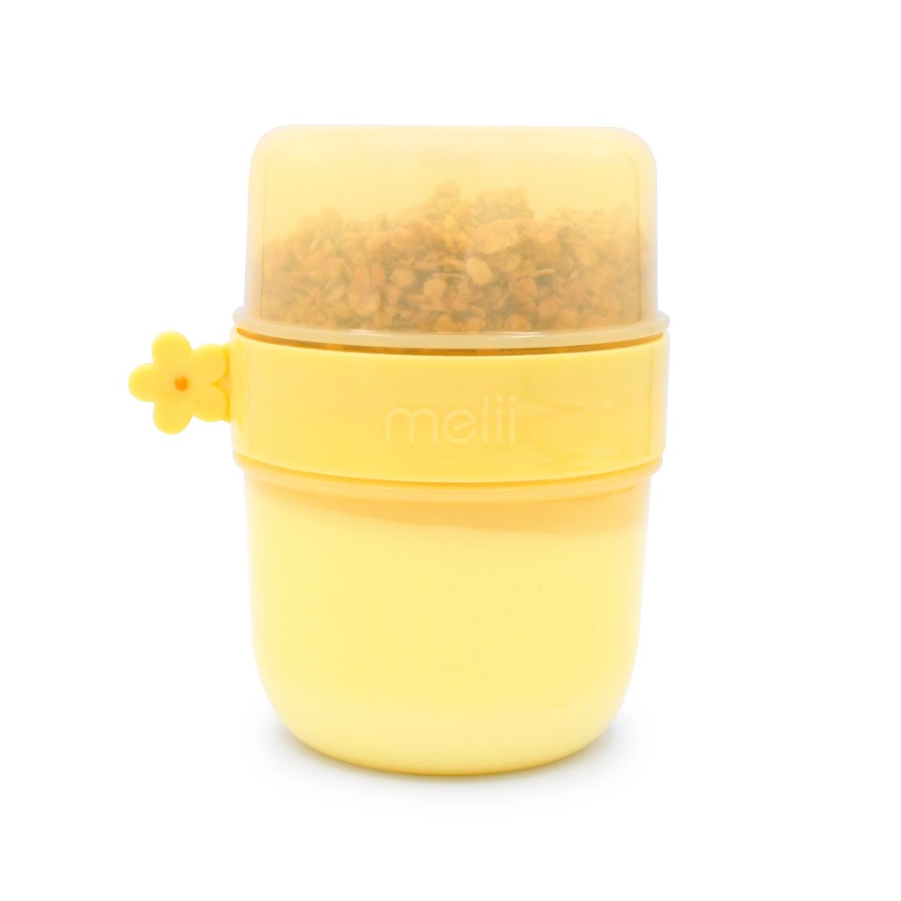 Δοχείο Για Γιαούρτι-Overnight Oats 742ml Yellow Flower Melii MEL26410 (Χρώμα: Κίτρινο ) - Melii - MEL26410