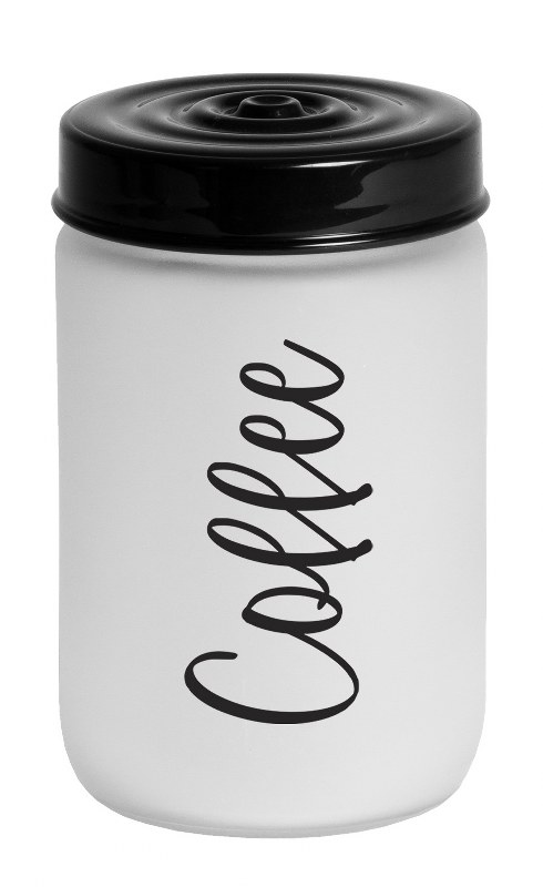 Δοχείο Για Καφέ Γυάλινο Λευκό 660ml Veltihome Ice 17244 (Υλικό: Γυαλί, Χρώμα: Λευκό) – VELTIHOME – 17244-coffee
