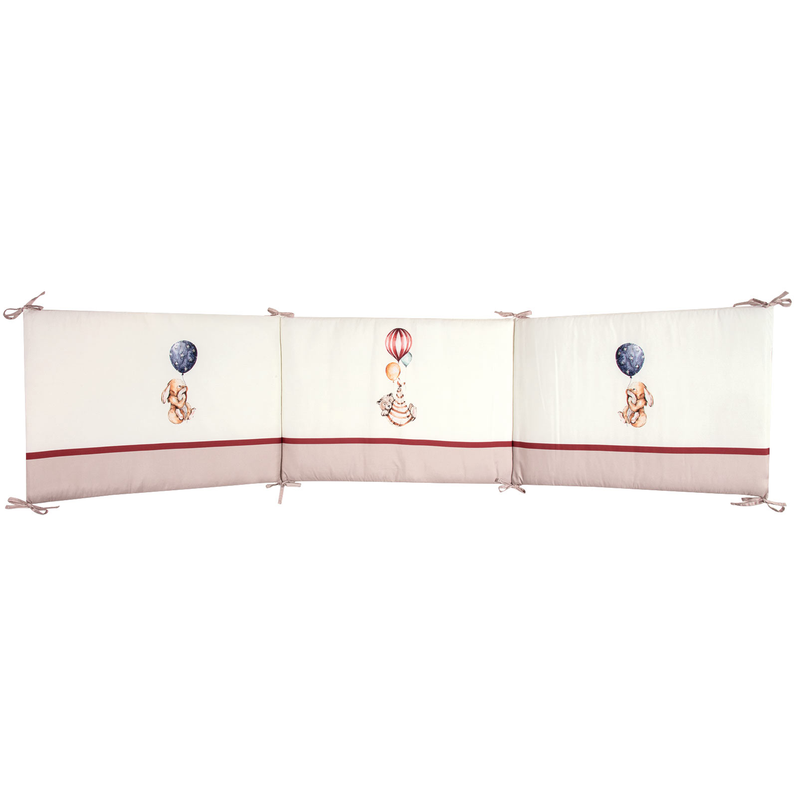 Greenwich Polo Club Πάντα Κούνιας Microfiber 45x195εκ. Essential Baby 8850 Μπεζ-Μπορντώ-Ώχρα Greenwich Polo Club (Ύφασμα: Microfiber, Χρώμα: Μπεζ) - Greenwich Polo Club - 200011108850