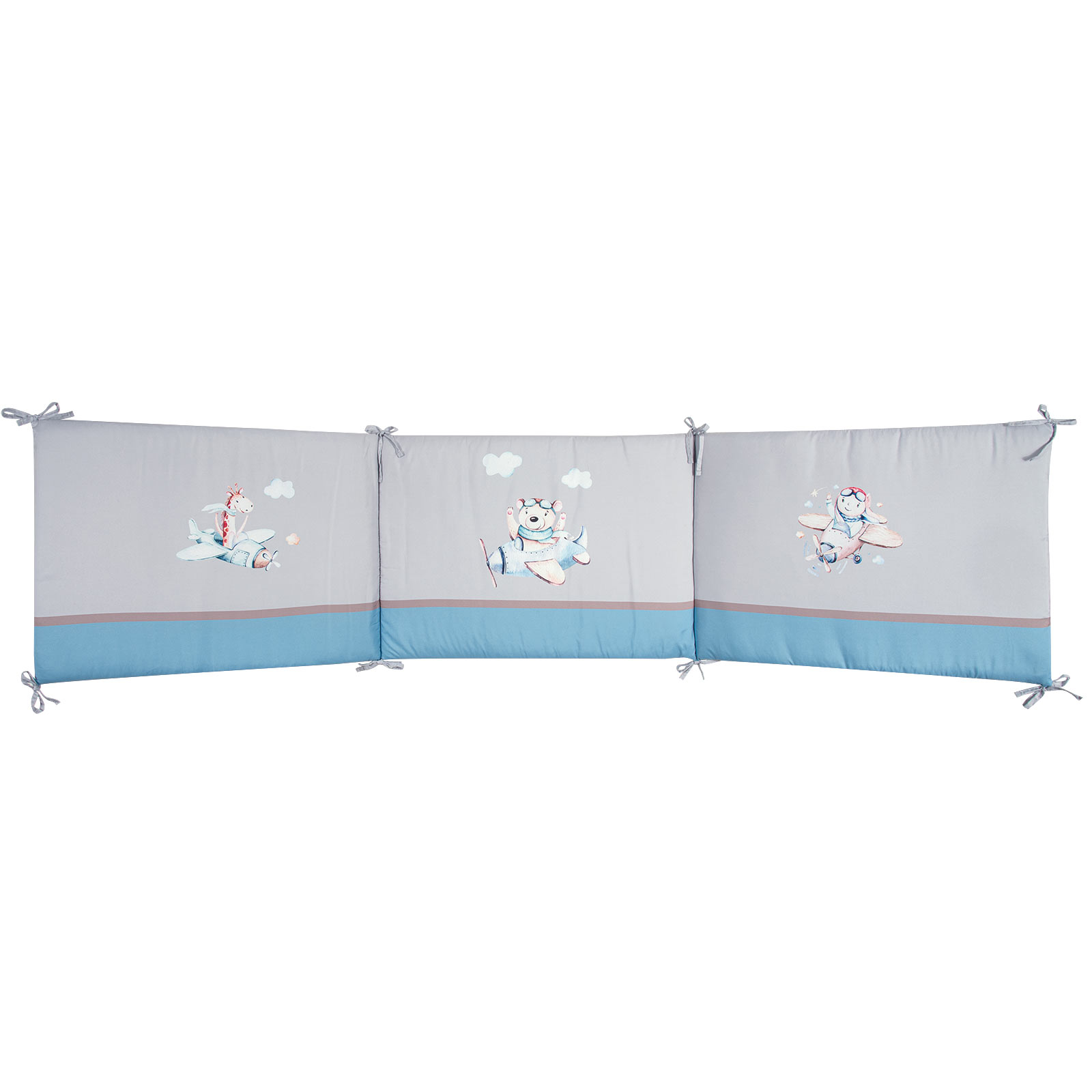 Greenwich Polo Club Πάντα Κούνιας Microfiber 45x195εκ. Essential 8851 Μπεζ-Μπλε-Γκρι Greenwich Polo Club (Ύφασμα: Microfiber, Χρώμα: Μπλε) - Greenwich Polo Club - 200011108851