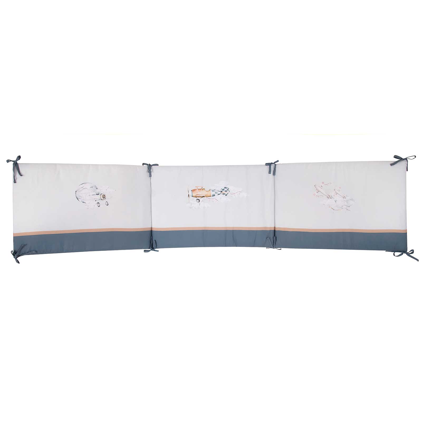 Greenwich Polo Club Πάντα Κούνιας Microfiber 45x195εκ. Essential Baby 8852 Γκρι Greenwich Polo Club (Ύφασμα: Microfiber, Χρώμα: Γκρι) - Greenwich Polo Club - 200011108852