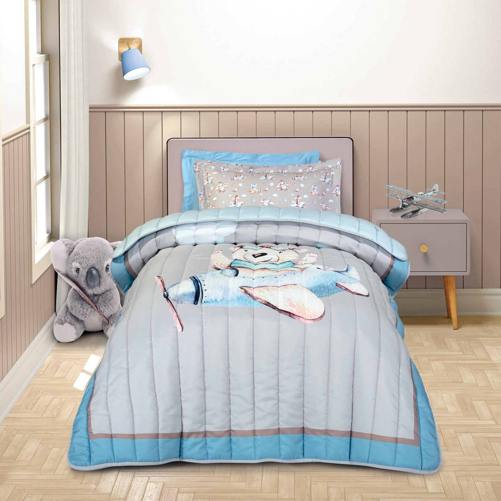 Πάπλωμα Microfiber Παιδικό Μονό 160x220εκ. Essential 88