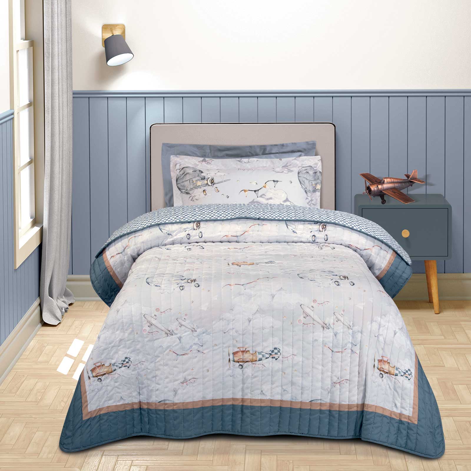 Greenwich Polo Club Κουβερλί 2 Όψεων Microfiber Μονό 160x220εκ. Essential 8852 Γκρι Greenwich Polo Club (Ύφασμα: Microfiber, Χρώμα: Γκρι) - Greenwich Polo Club - 202000108852