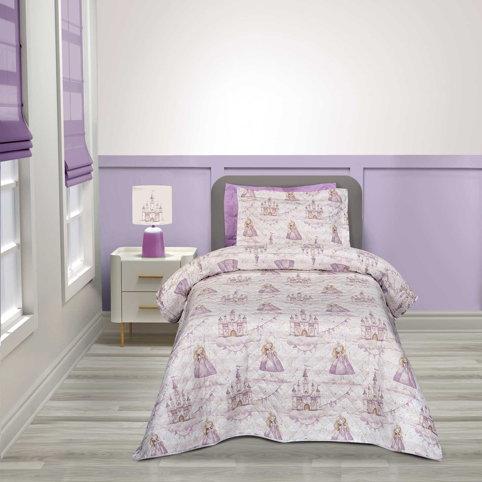 Κουβερλί Microfiber Μονό 160x240εκ. Essential 8862 Nude