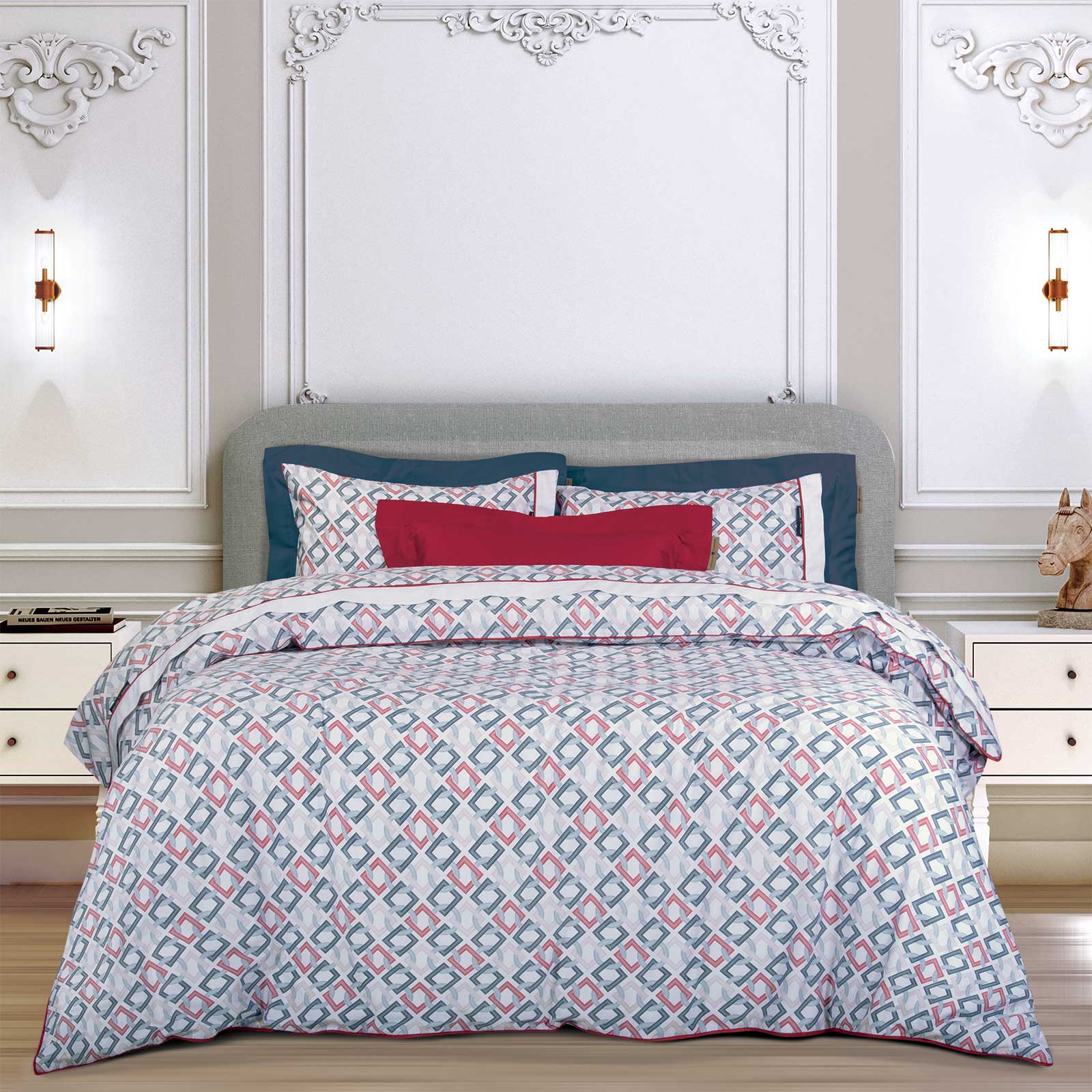 Σετ Σεντόνια Βαμβακοσατέν Υπέρδιπλα 240x260εκ. Εssentia