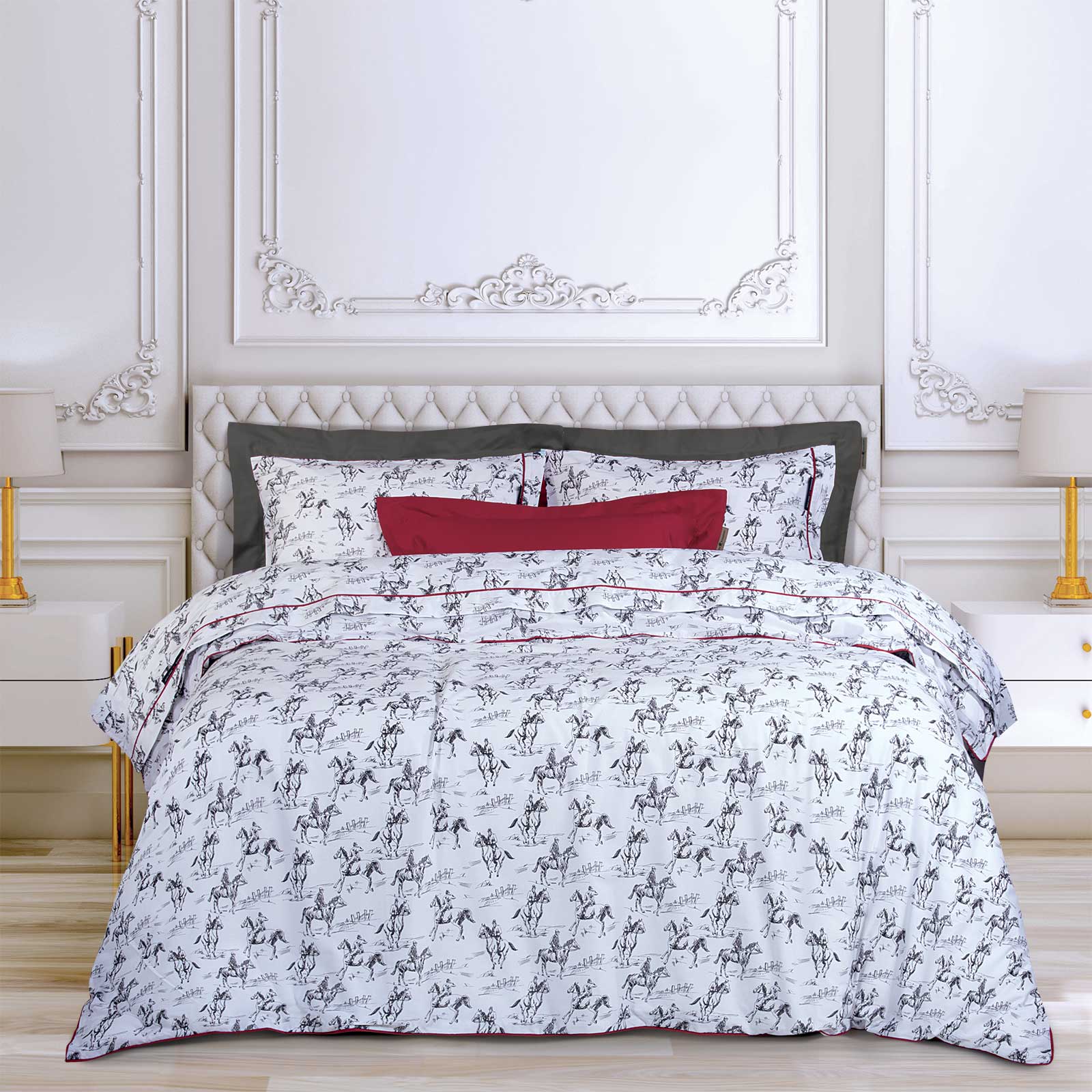 Greenwich Polo Club - ΣΗΜΑΝΤΙΚΟ: Σε περίπτωση διαφοράς τιμής από το κατάστημα ισχύει παντα και μόνο η τιμή του καταστήματος Σετ Σεντόνια Βαμβακερά King 260x280εκ. Εssential 2263 Μ