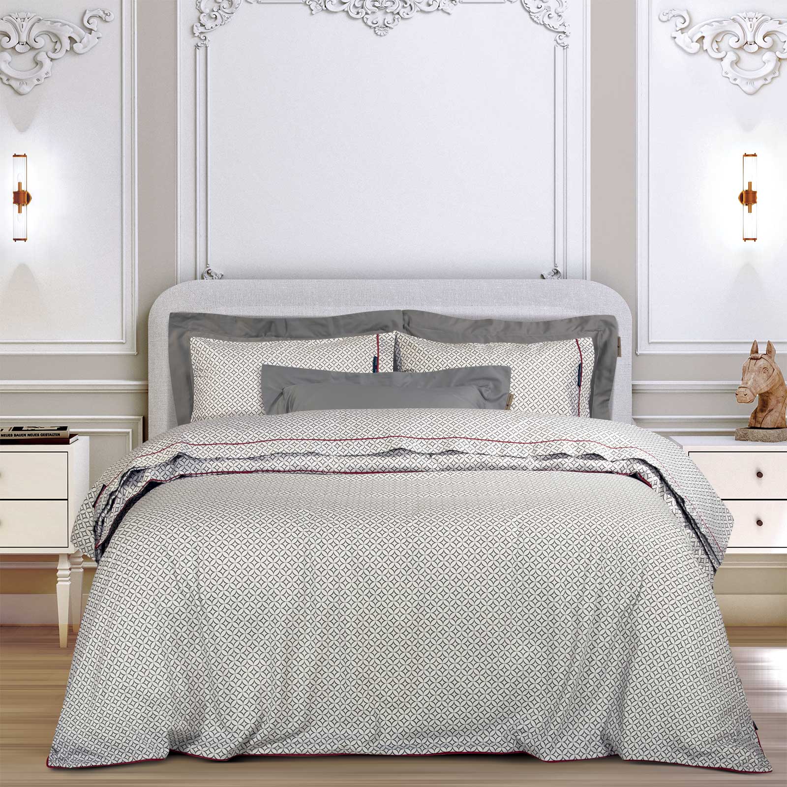 Σετ Σεντόνια Βαμβακοσατέν King 260x280εκ. Εssential 226