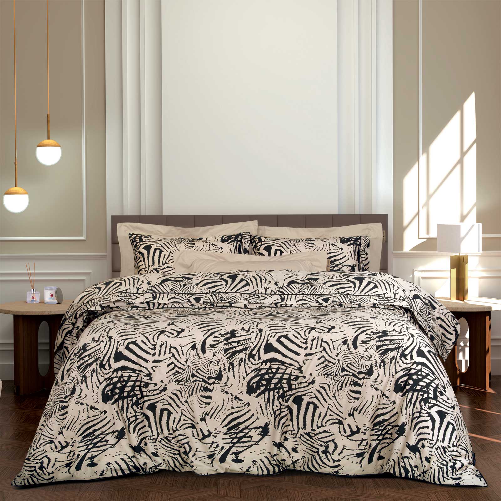 Σετ Σεντόνια Βαμβακοσατέν King 260x280εκ. Εssential 227