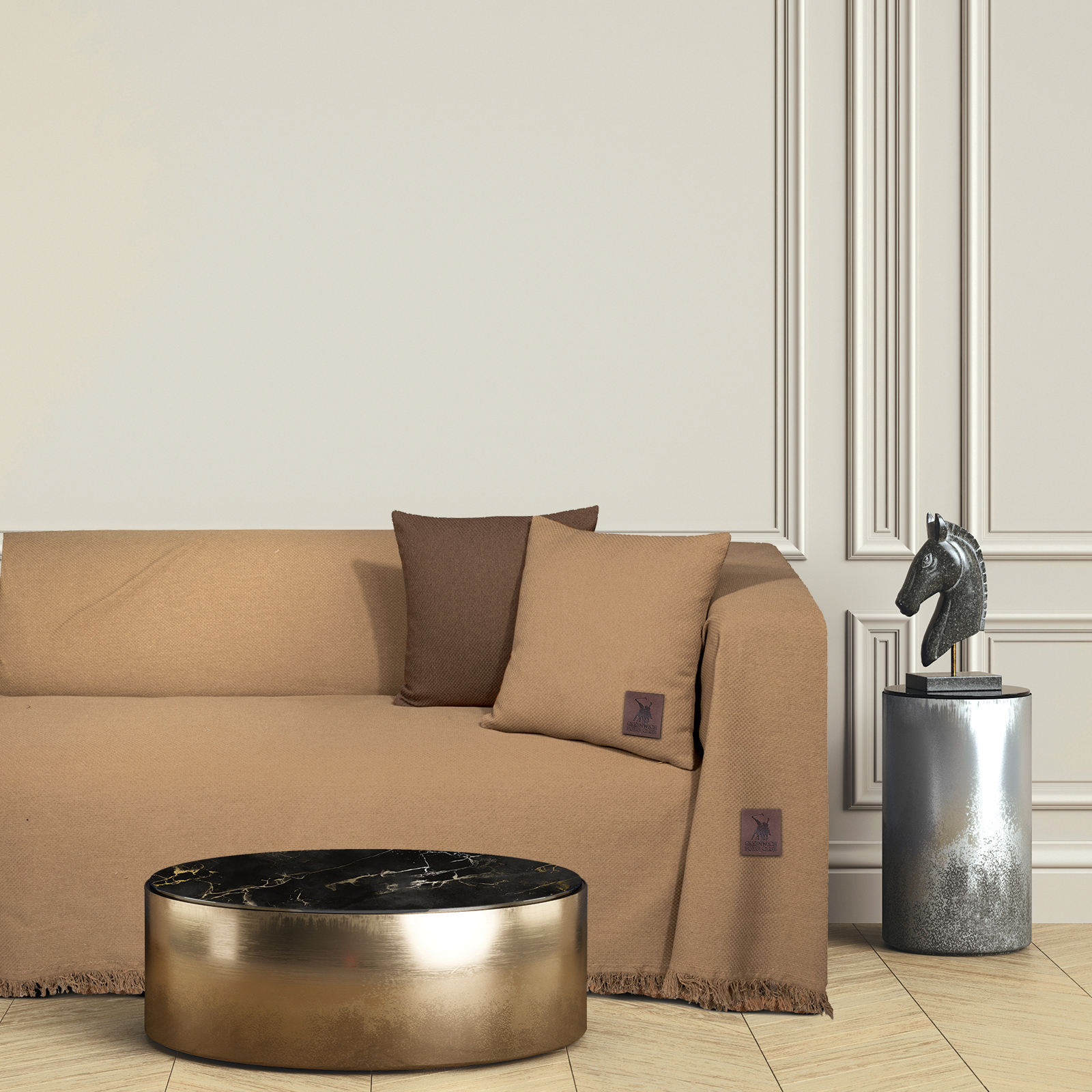 Ριχτάρι Polycotton Διθέσιου 180x250εκ. Essential 3911 Ώ