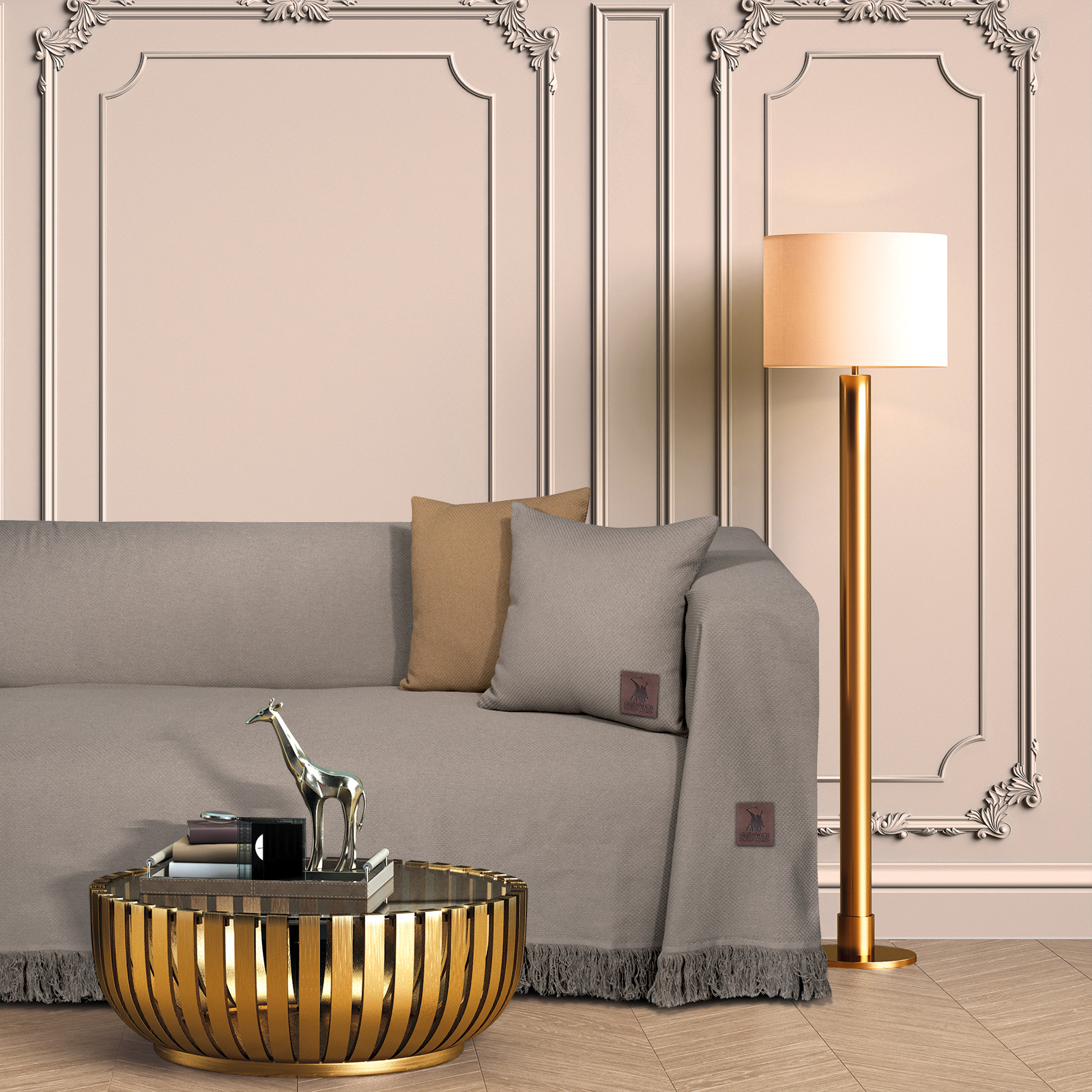 Ριχτάρι Polycotton Διθέσιου 180x250εκ. Essential 3912 Σπαγγί Greenwich Polo Club...