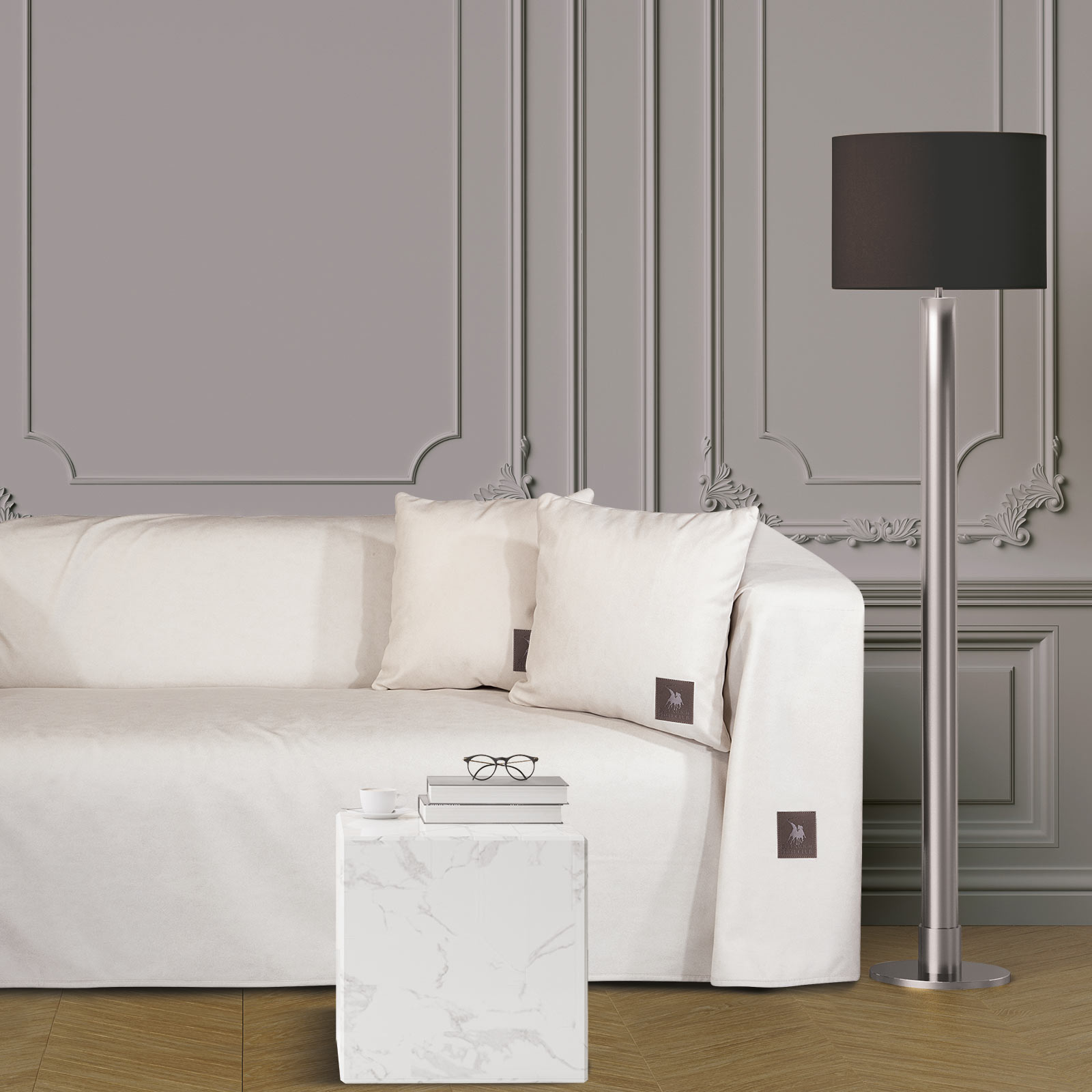 Ριχτάρι Polyester Leather Like Διθέσιος 180x250εκ. Prem