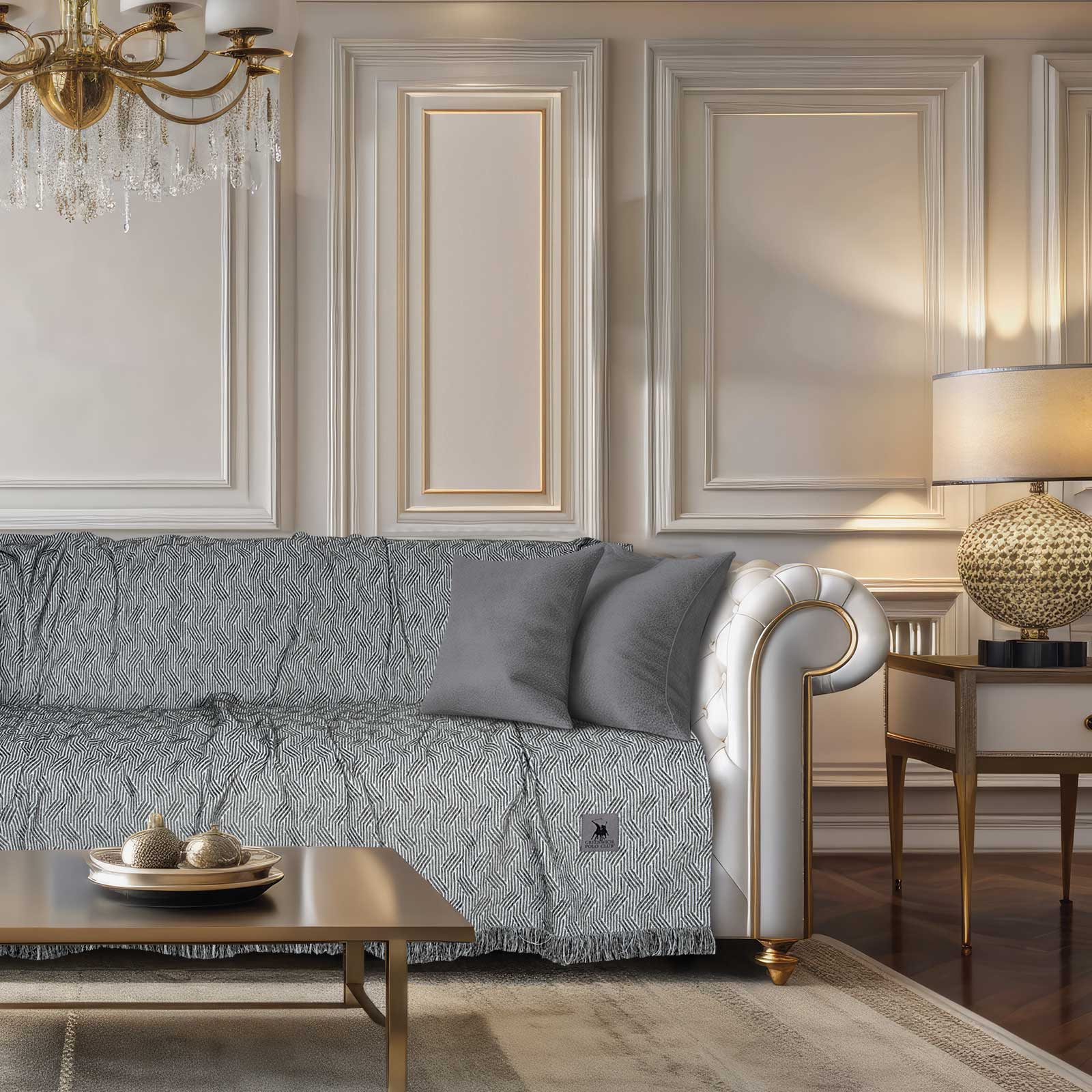 Ριχτάρι Chenille Διθέσιος 180x250εκ. Essential 3951 Dar