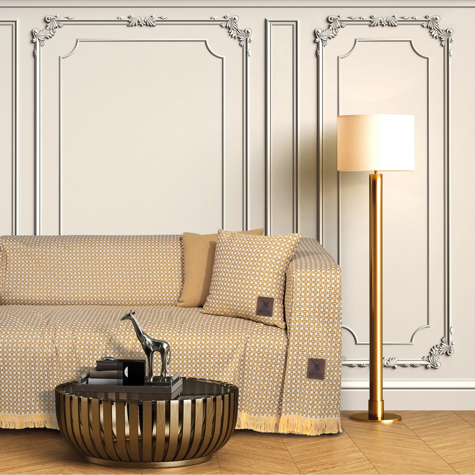 Ριχτάρι Polycotton Τριθέσιου 180x300εκ. Essential 3920 Κίτρινο-Μπεζ Greenwich Polo Club (Ύφασμα: 80% Cotton - 20% Polyester, Χρώμα: Κίτρινο ) - Greenwich Polo Club - 206183003920
