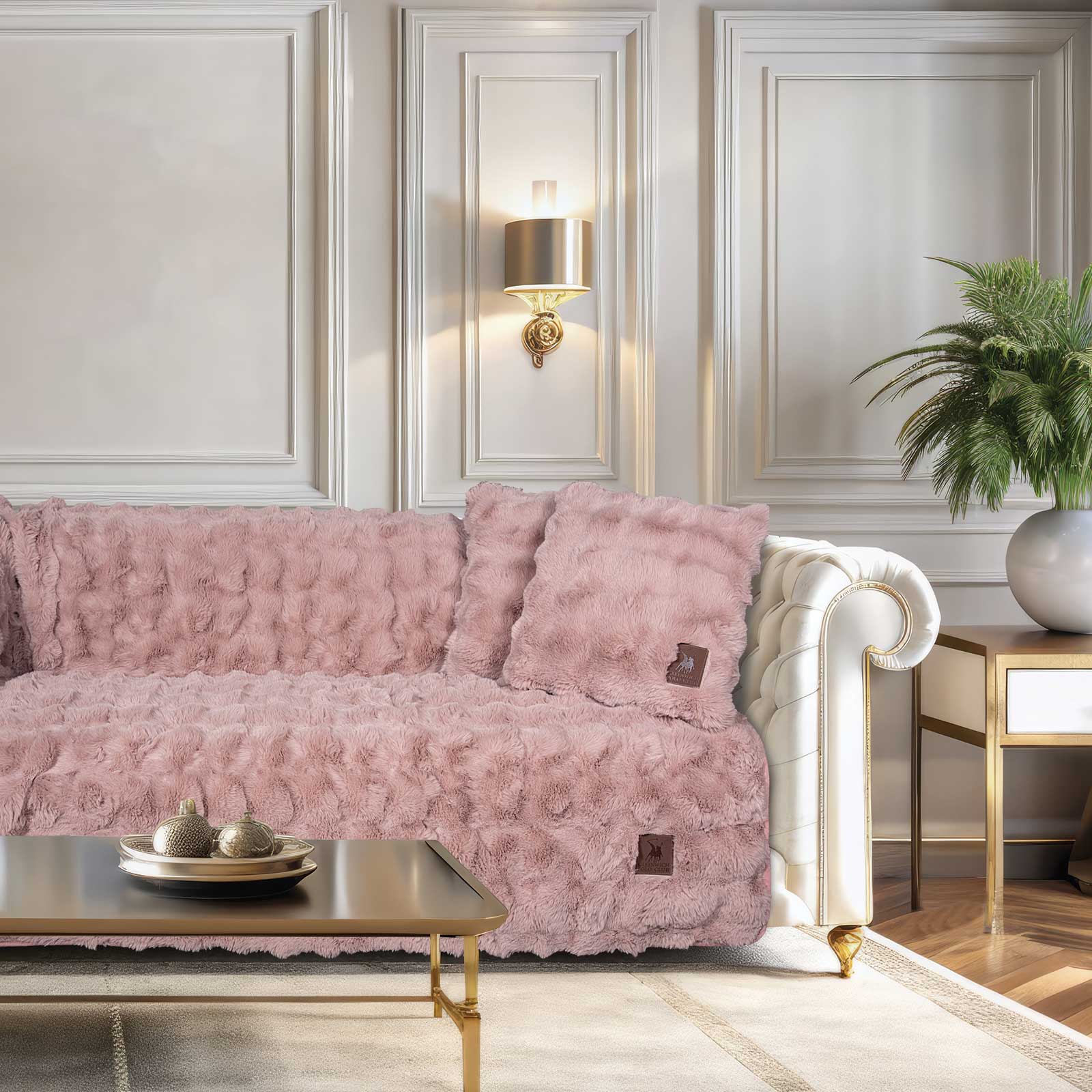 Ριχτάρι Γούνινο Faux Fur Τριθέσιος 180x300εκ. Premium 3