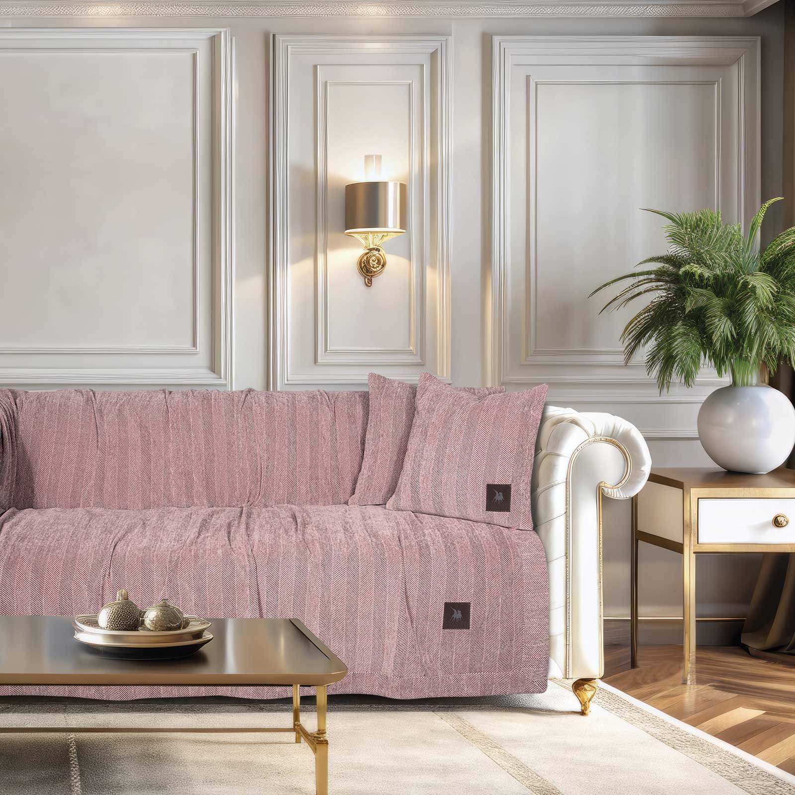 Ριχτάρι Chenille Τριθέσιου 180x300εκ. Essential 3948 Pi