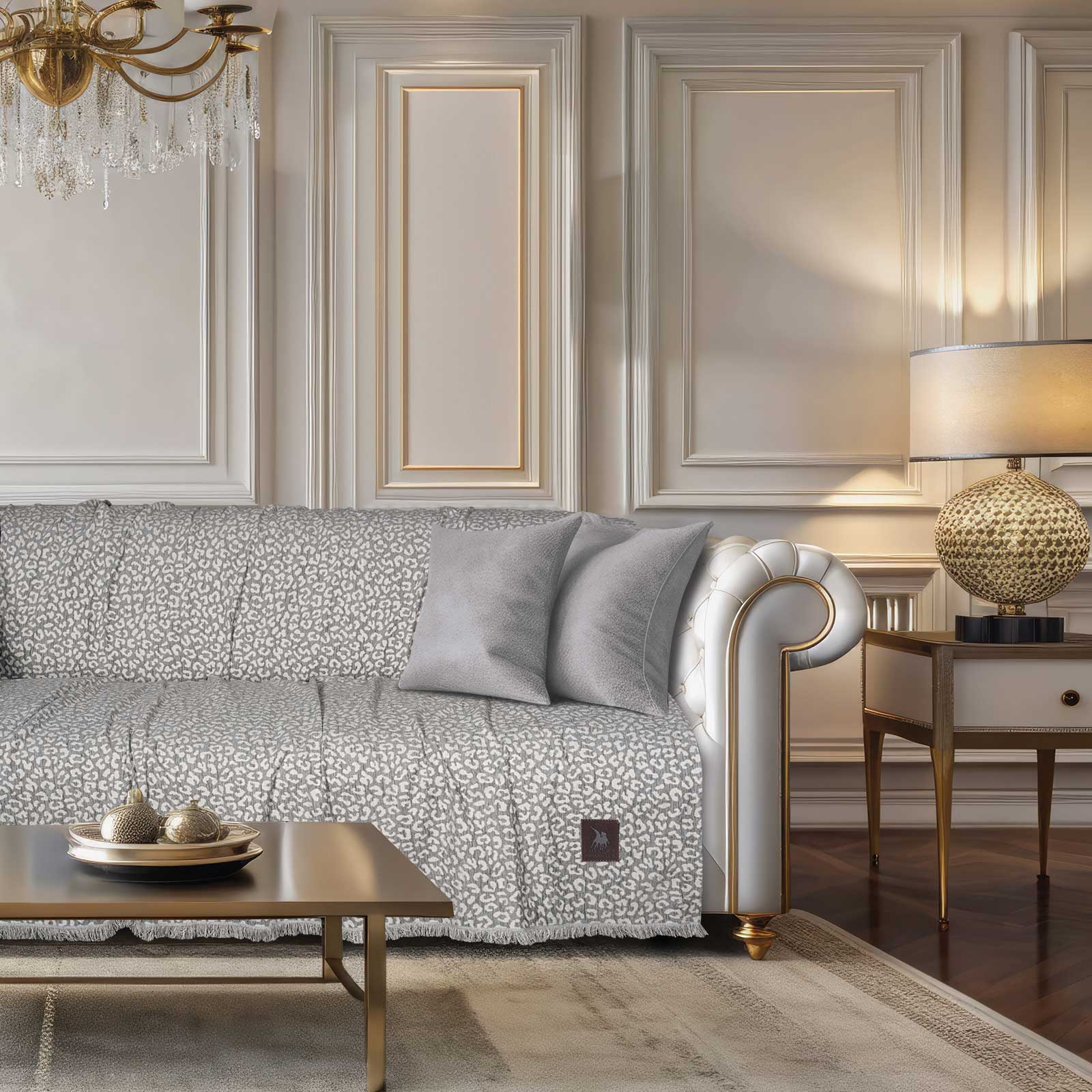 Ριχτάρι Chenille Τριθέσιος 180x300εκ. Essential 3980 Gr