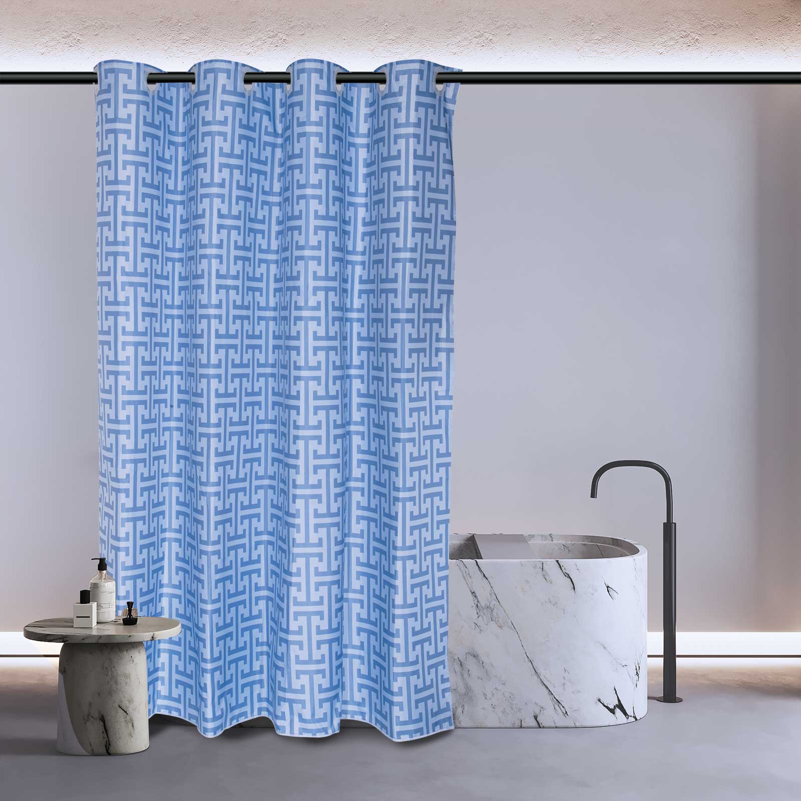 Κουρτίνα Μπάνιου Αδιάβροχη Polyester 240x180εκ. Essenti