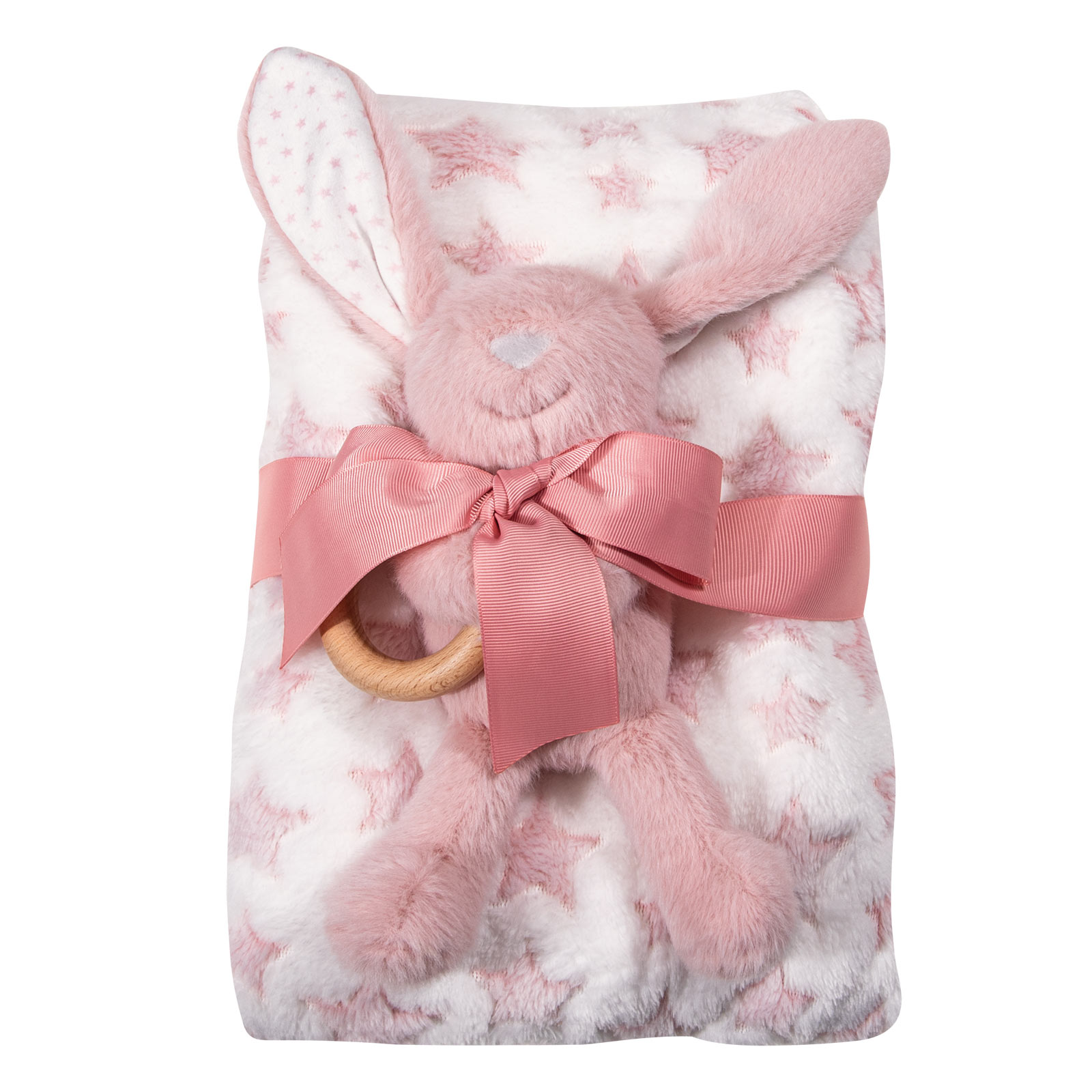 Κουβέρτα Fleece Με Παιχνίδι Αγκαλιάς-Λίκνου 75x100εκ. E