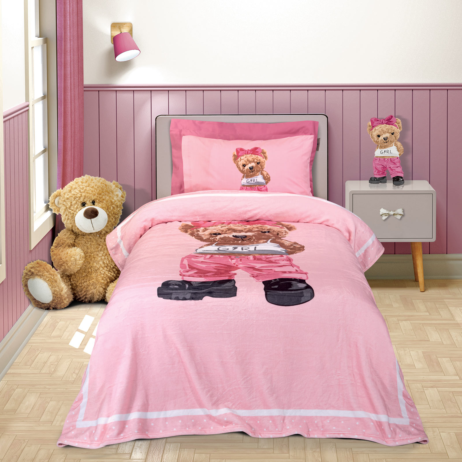 Κουβέρτα Fleece Μονή 160x220εκ. Junior Essential 8839 Μ