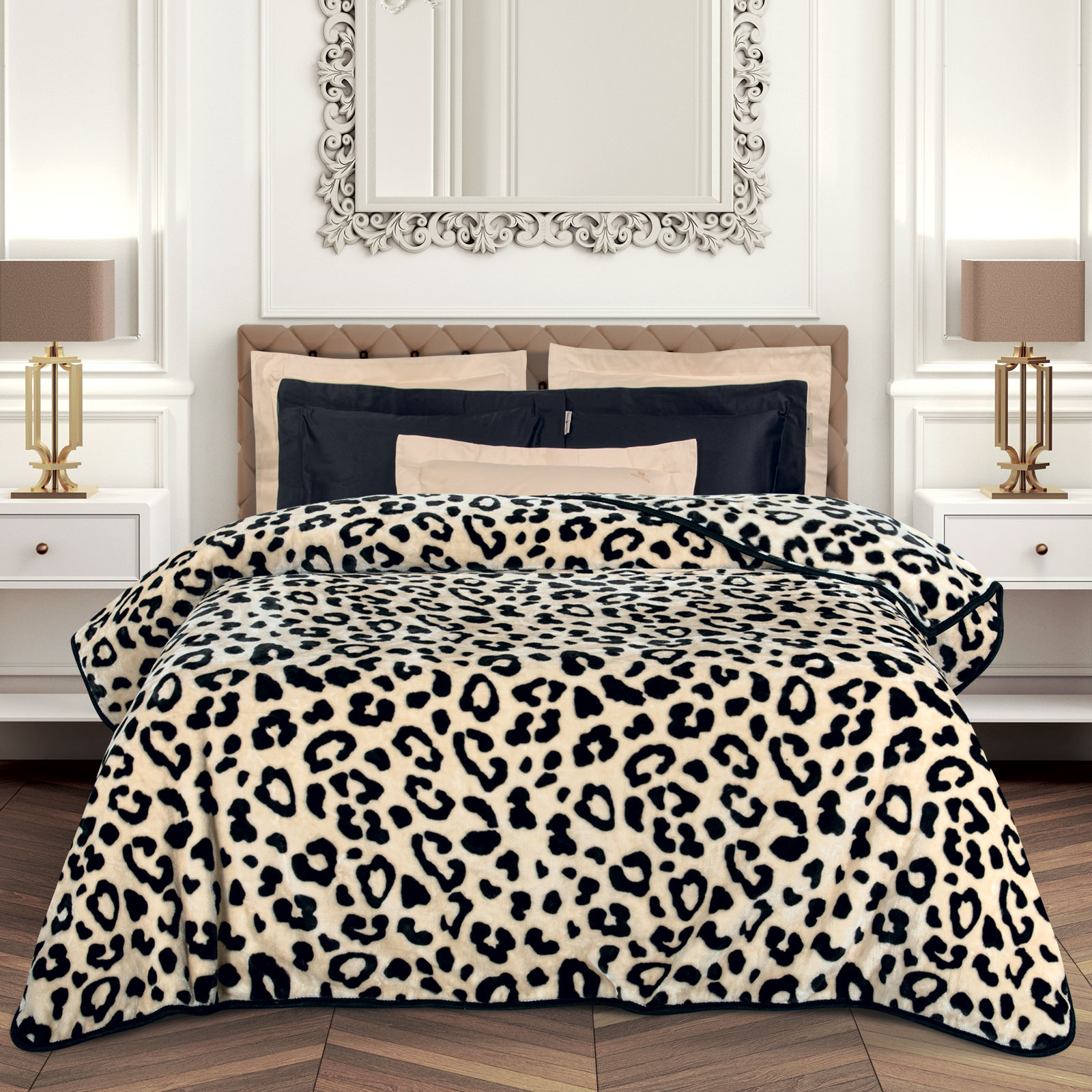 Κουβέρτα Βελουτέ Supersoft Υπέρδιπλη 220x240εκ. Essential 2468 Honey Greenwich Polo Club (Ύφασμα: Βελούδο, Χρώμα: Μαύρο, Μέγεθος: Υπέρδιπλα) - Greenwich Polo Club - 220577202468