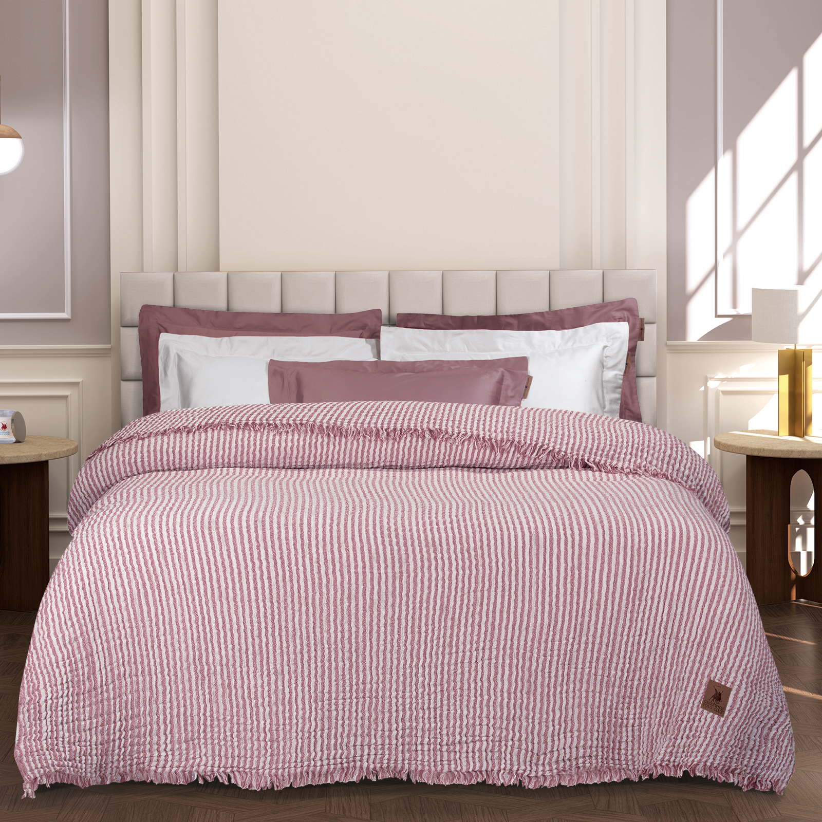 Κουβέρτα Βαμβακερή Μουσελίνα Υπέρδιπλη 220x240εκ. Essen