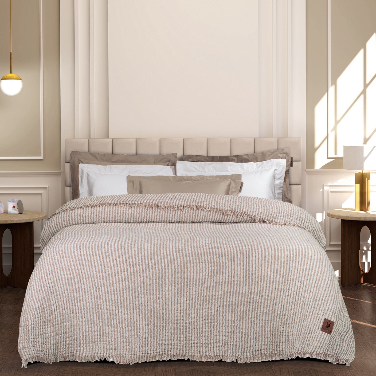 Κουβέρτα Βαμβακερή Μουσελίνα Υπέρδιπλη 220x240εκ. Essen