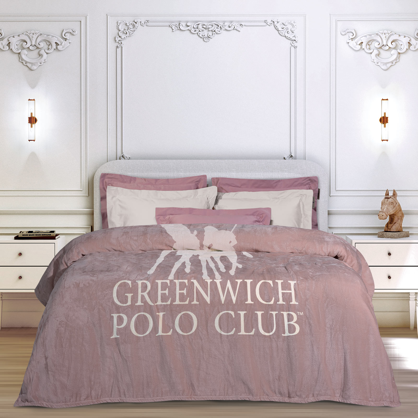 Κουβέρτα Fleece Μονή 160x240εκ. Essential 3491 Nude Gre