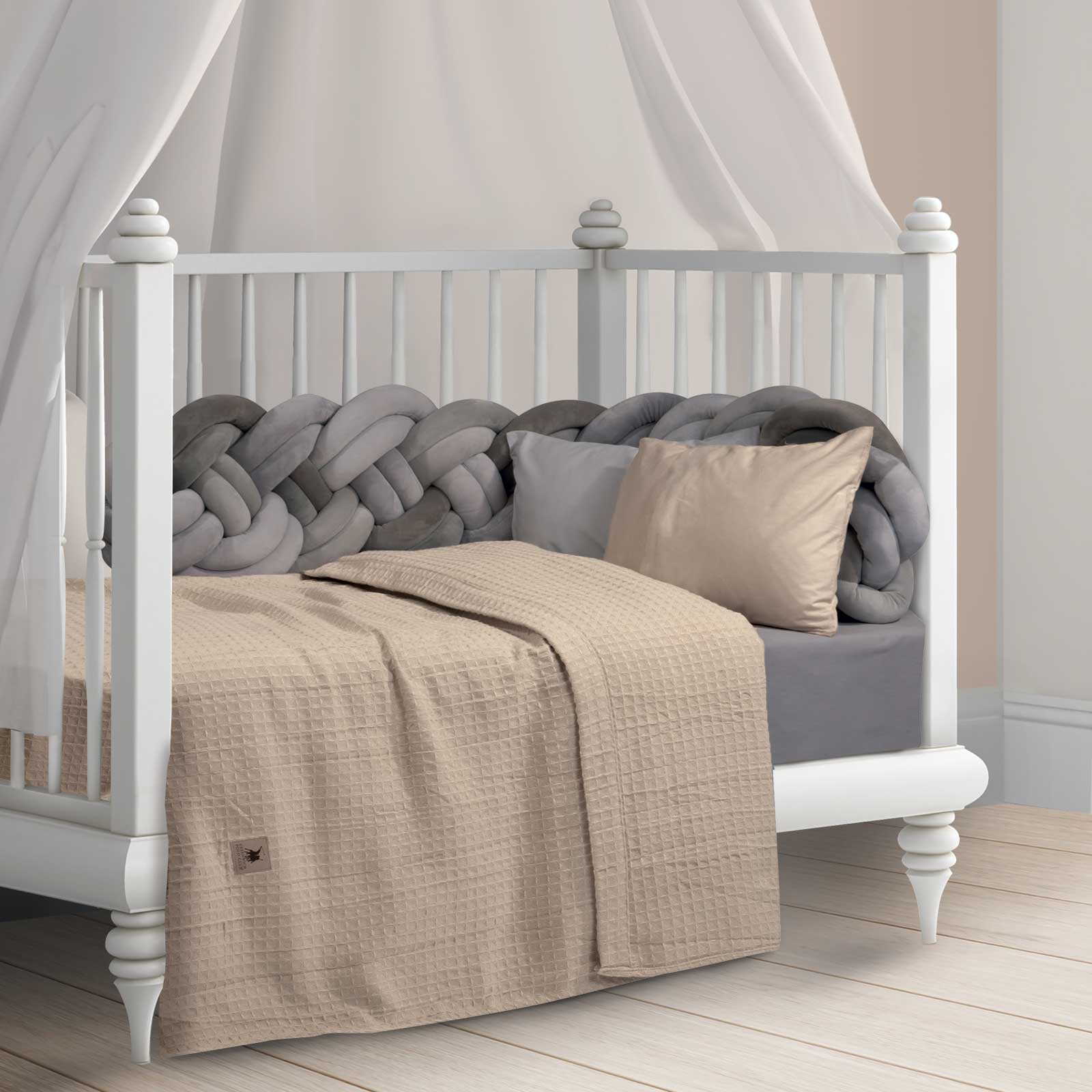 Κουβέρτα Πικέ Polycotton Κούνιας 110x150εκ. Essential Baby 3404 Εκρού Greenwich Polo Club (Ύφασμα: 80% Cotton - 20% Polyester, Χρώμα: Εκρού ) - Greenwich Polo Club - 220611153404