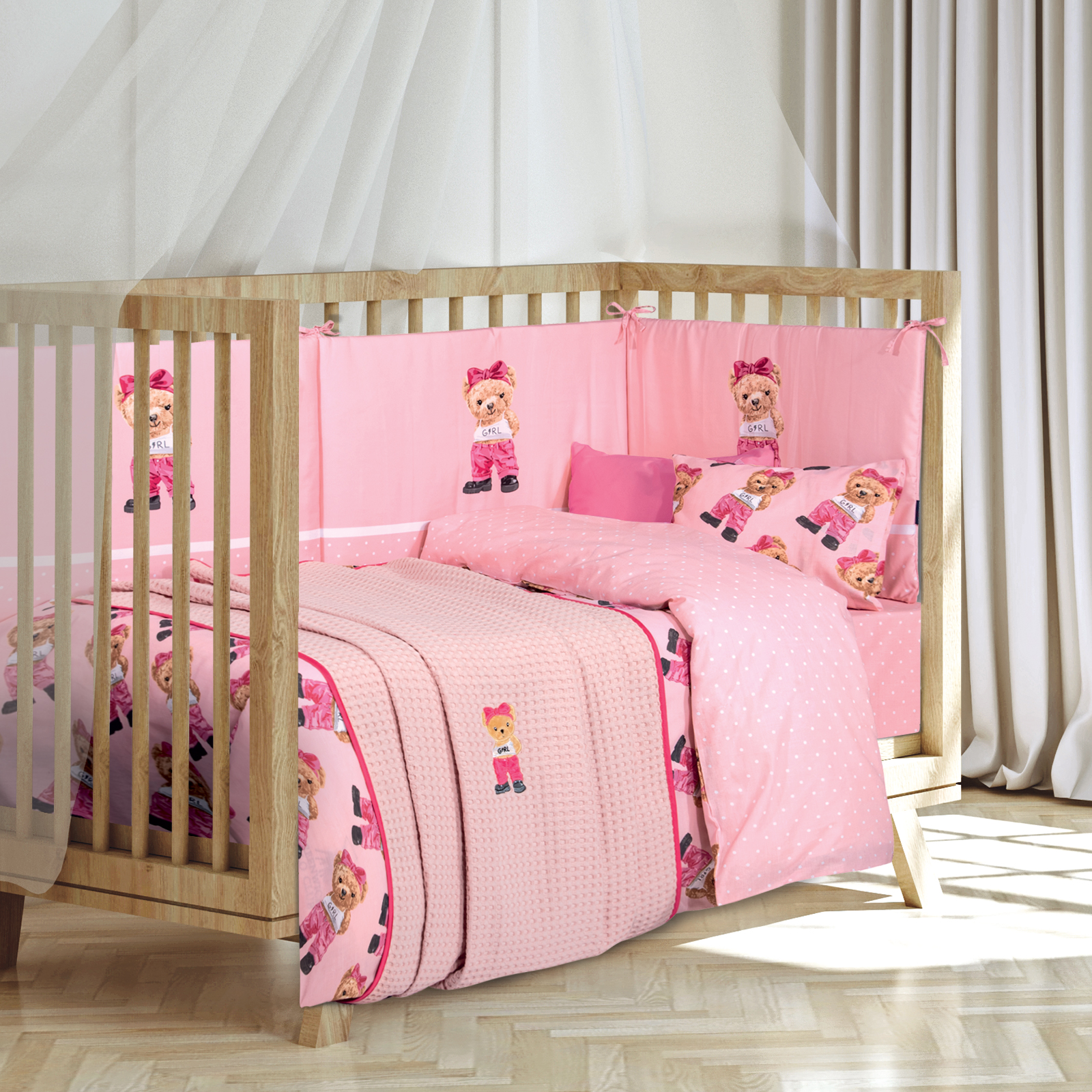 Greenwich Polo Club Κουβέρτα Πικέ Βαμβακερή Αγκαλιάς 75x110εκ. Essential Baby 8839 Ροζ-Φούξια Greenwich Polo Club (Ύφασμα: Βαμβάκι 100%, Χρώμα: Ροζ) - Greenwich Polo Club - 220680118839