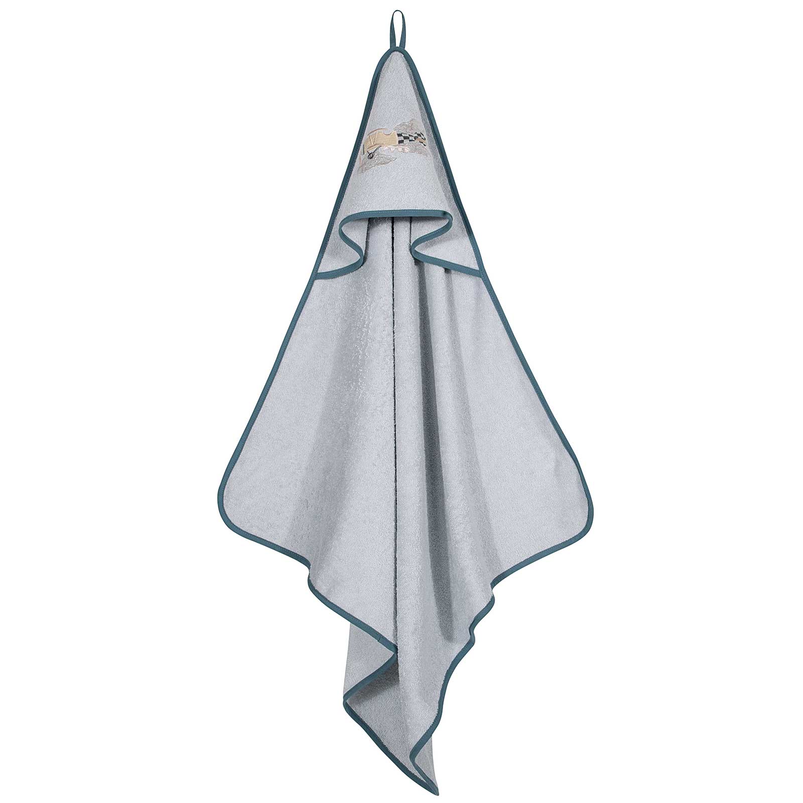 Κάπα Βαμβακερή Με Κέντημα Bebe 80x80εκ. Essential 8852 Μπλε-Γκρι Greenwich Polo Club (Ύφασμα: Βαμβάκι 100%, Χρώμα: Μπλε, Μέγεθος: Βρεφικό) - Greenwich Polo Club - 220711008852