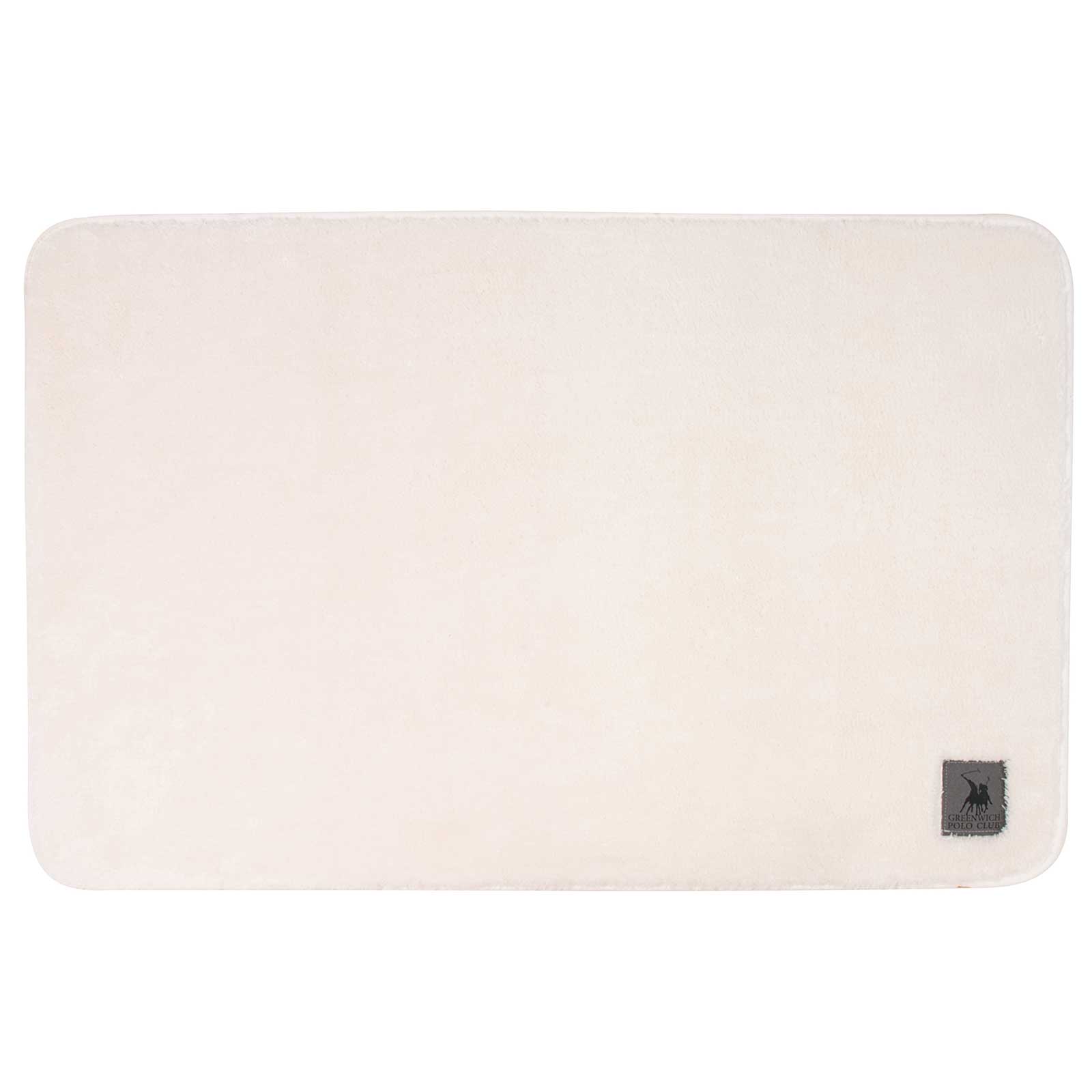 Ταπέτο Μπάνιου Αντιολισθητικό Polyester 60x90εκ. Essential 3115 Λευκό Greenwich Polo Club (Ύφασμα: Polyester, Χρώμα: Λευκό) - Greenwich Polo Club - 220760903115