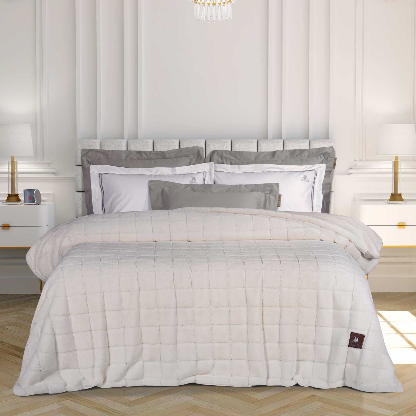 Κουβερτοπάπλωμα Faux Fur-Flannel Υπέρδιπλο 220x240εκ. P