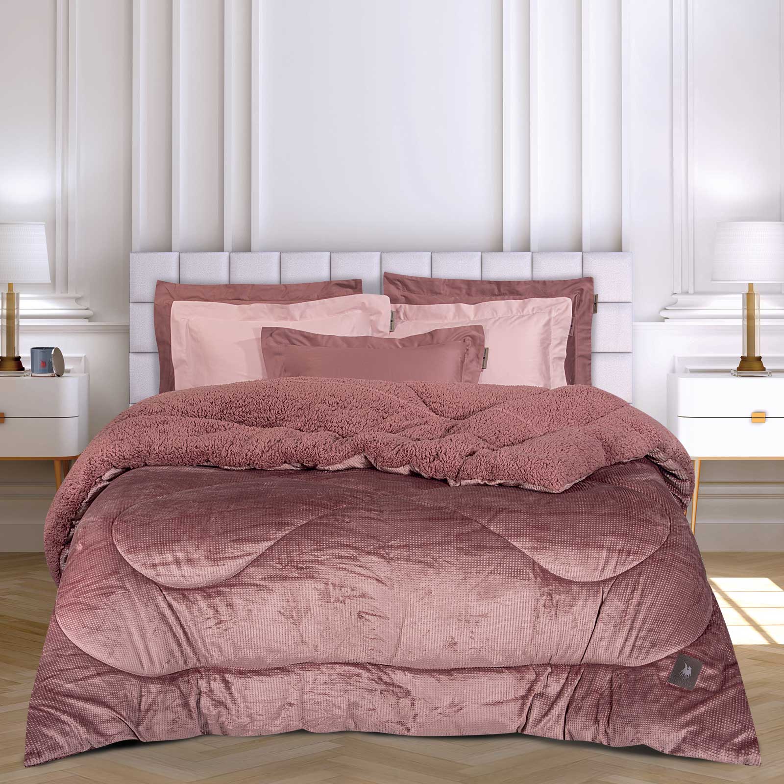 Greenwich Polo Club Κουβερτοπάπλωμα Flannel Υπέρδιπλο 220x240εκ. Essential 3957 Nude Greenwich Polo Club (Ύφασμα: Polyester, Υλικό: Flannel 100%, Χρώμα: Nude, Μέγεθος: Υπέρδιπλα) - Greenwich Polo Club - 221910203957