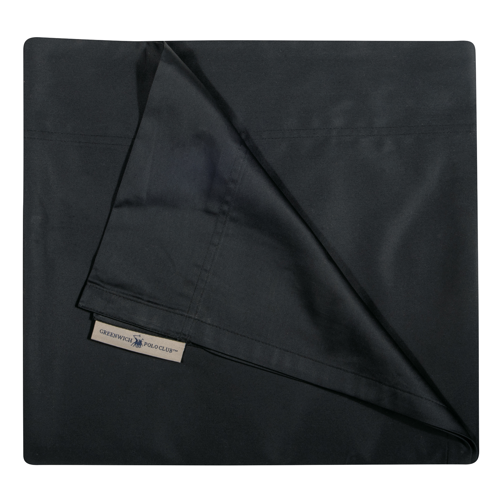 Σεντόνι Μεμονωμένο Βαμβακοσατέν King 270x280εκ. Cozy 2259 Black Greenwich Polo Club (Ύφασμα: Βαμβακοσατέν, Τύπος κατωσέντονου: Χωρίς Λάστιχο, Χρώμα: Μαύρο, Μέγεθος: King Size) - Greenwich Polo Club - 222272802259