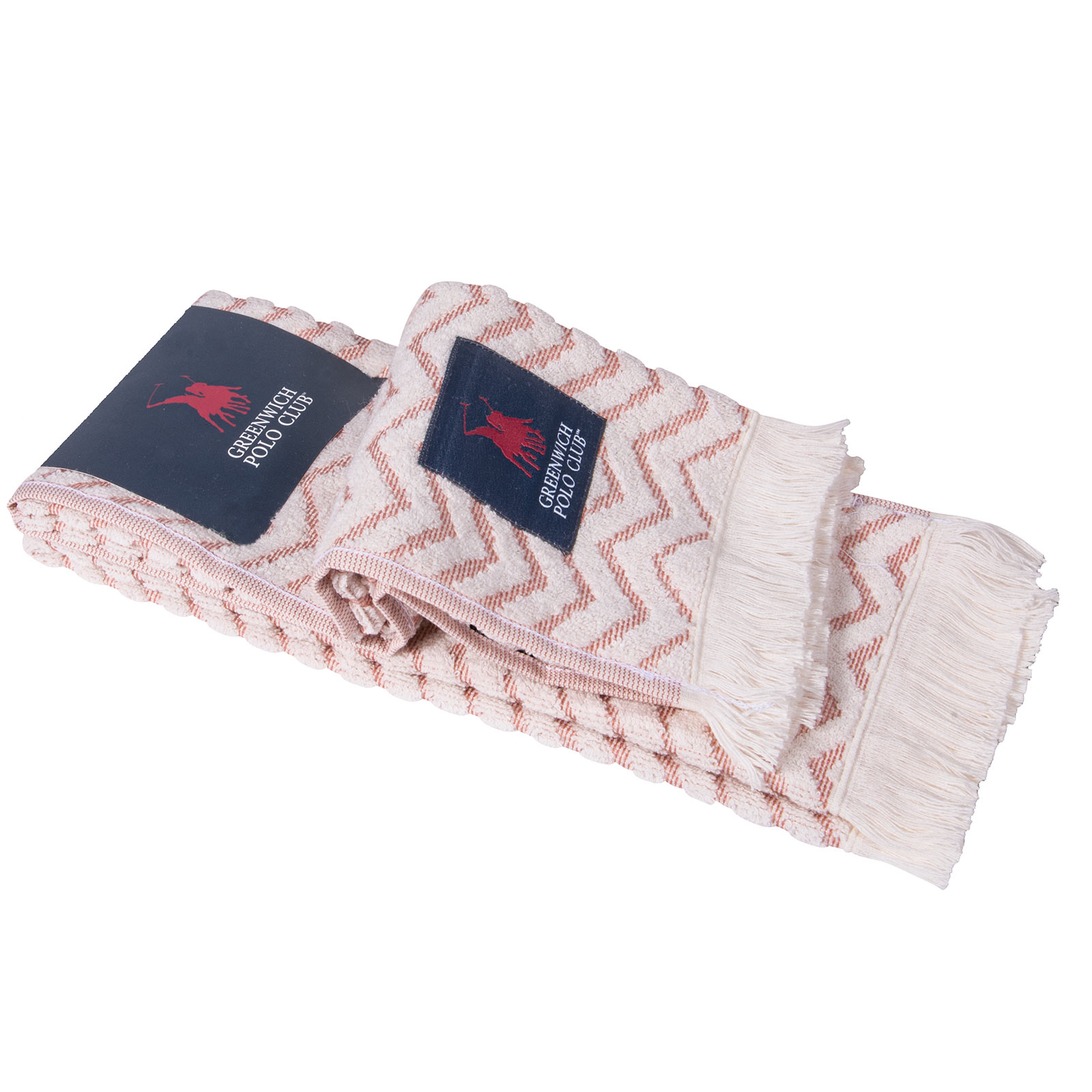 Σετ 2τμχ Πετσέτες Κουζίνας Βαμβακερές 40x60εκ. Essential 2695 Greenwich Polo Club (Ύφασμα: Βαμβάκι 100%, Χρώμα: Λευκό) - Greenwich Polo Club - 227040602695