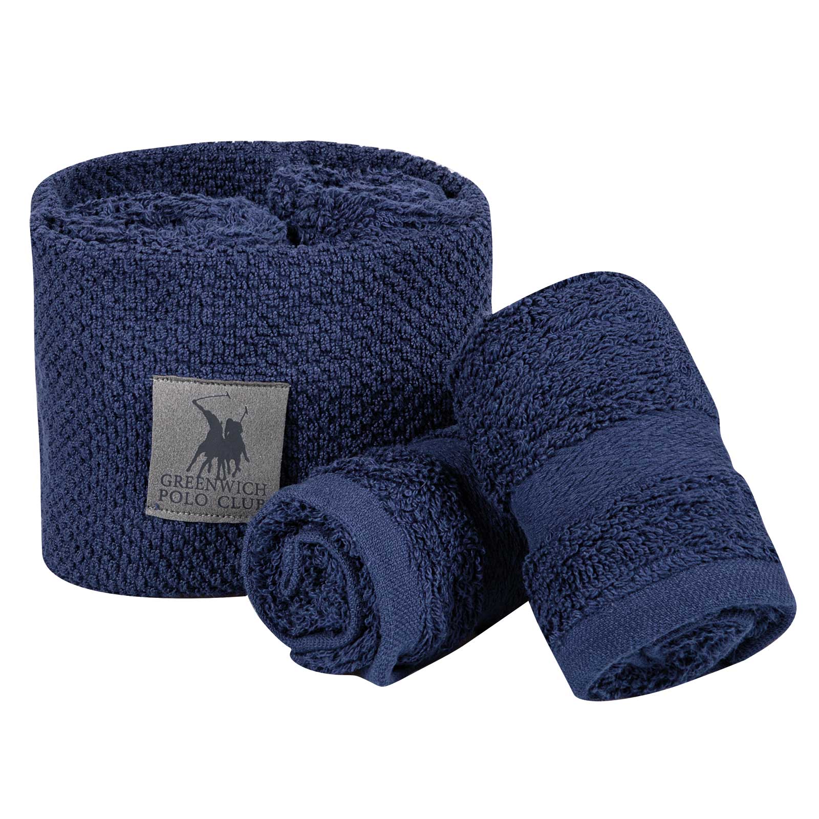 Πετσέτες Μπάνιου 24home - ΣΗΜΑΝΤΙΚΟ: Σε περίπτωση διαφοράς τιμής από το κατάστημα ισχύει παντα και μόνο η τιμή του καταστήματος Σετ Πετσέτες Χεριών 4τμχ Βαμβακερές Με Καλάθι 4108 Navy