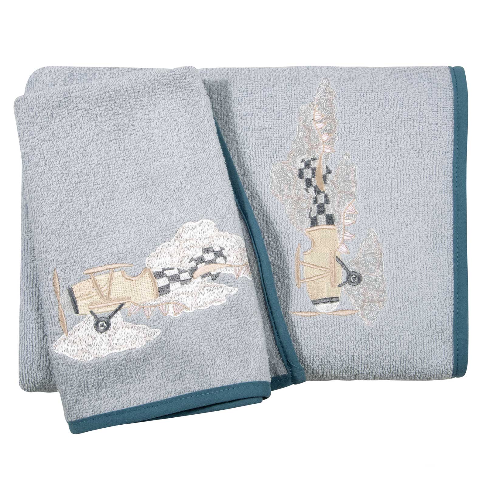 Σετ Πετσέτες 2τμχ Βαμβακερές Με Κέντημα Essential 8852 